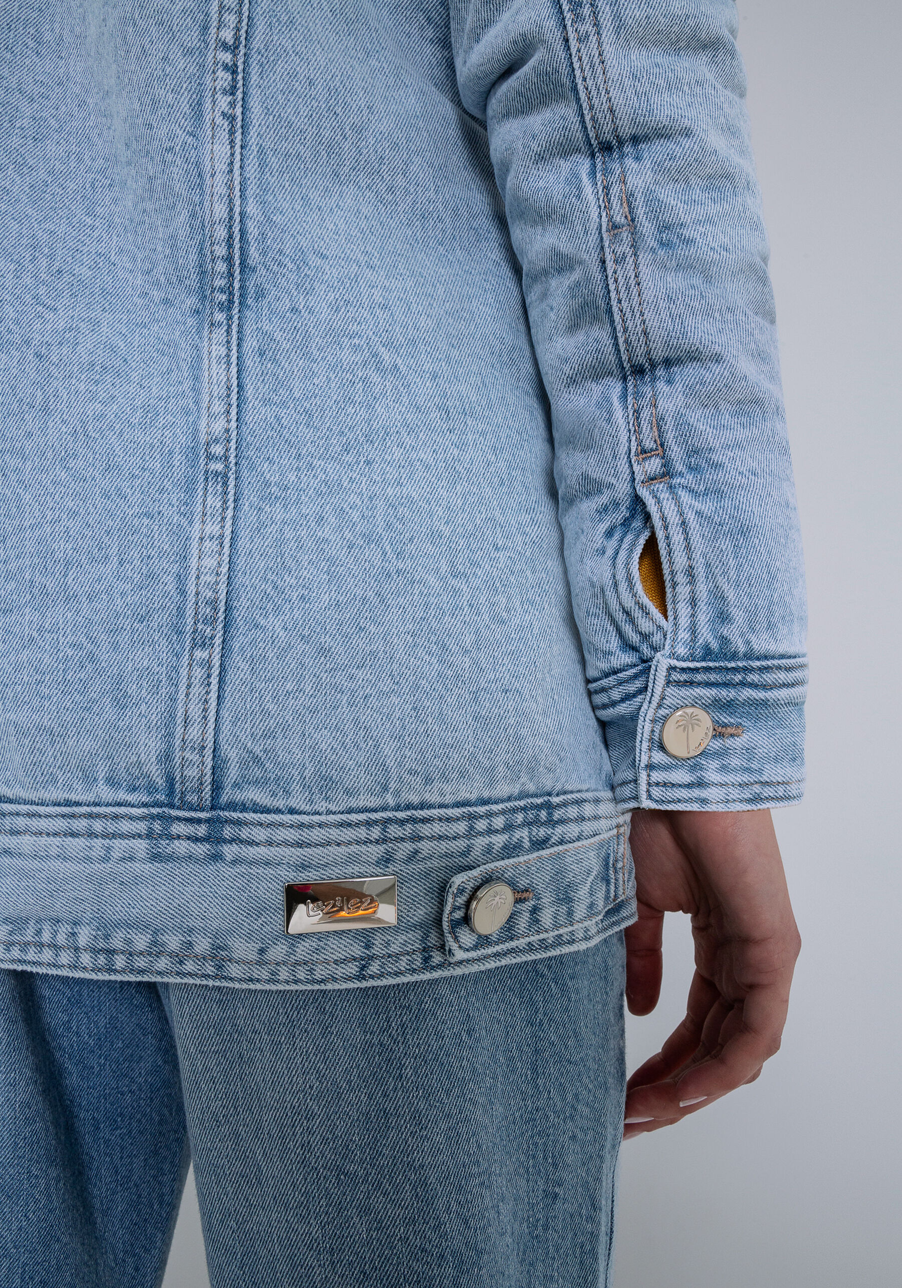 Jaqueta Jeans Boyfriend Forrada com Pelo, . Jaqueta Jeans Boyfriend Forrada com Pelo, , large.