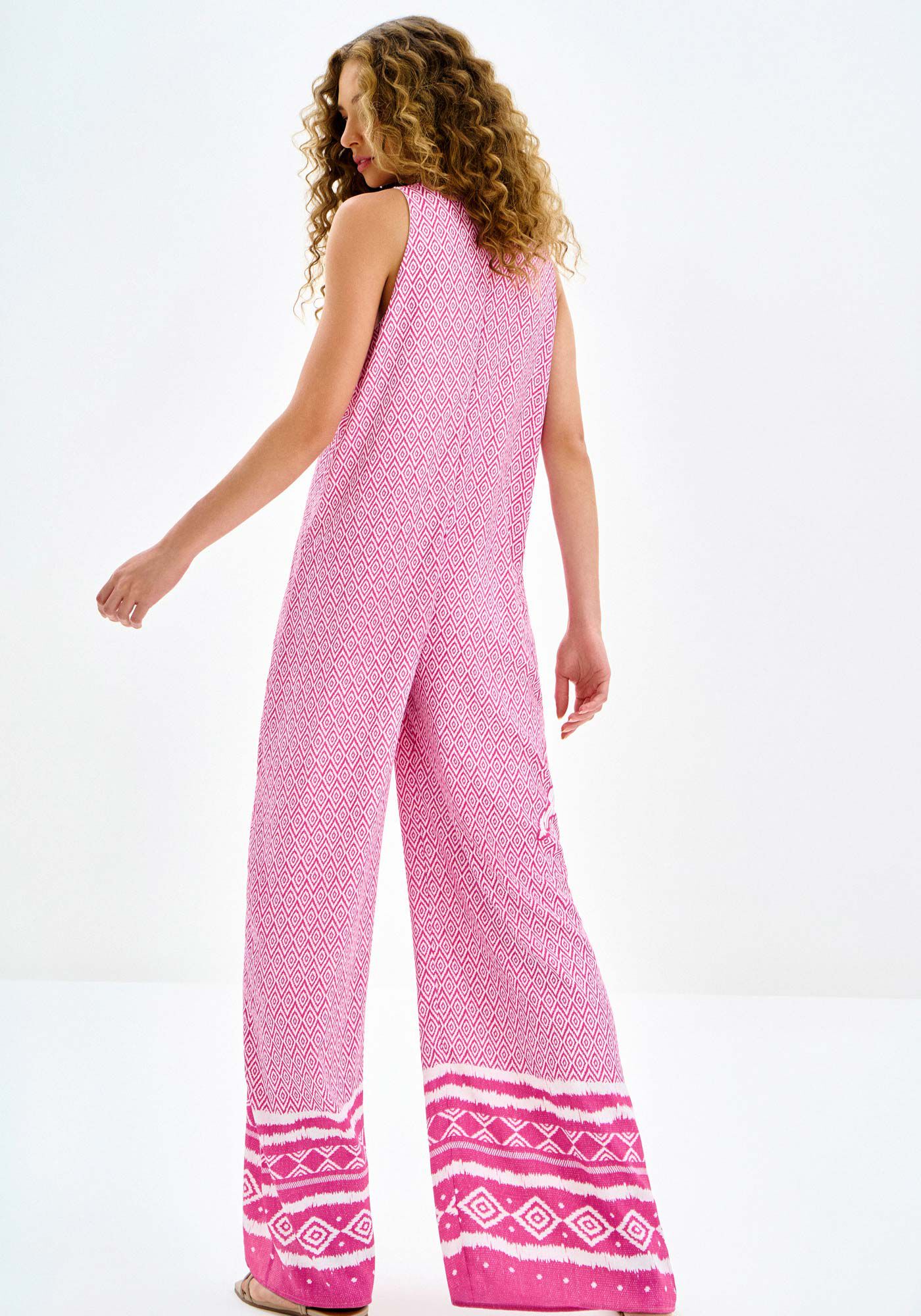 Macac&atilde;o Longo Reto Estampado, MAXI TRAMA, large.