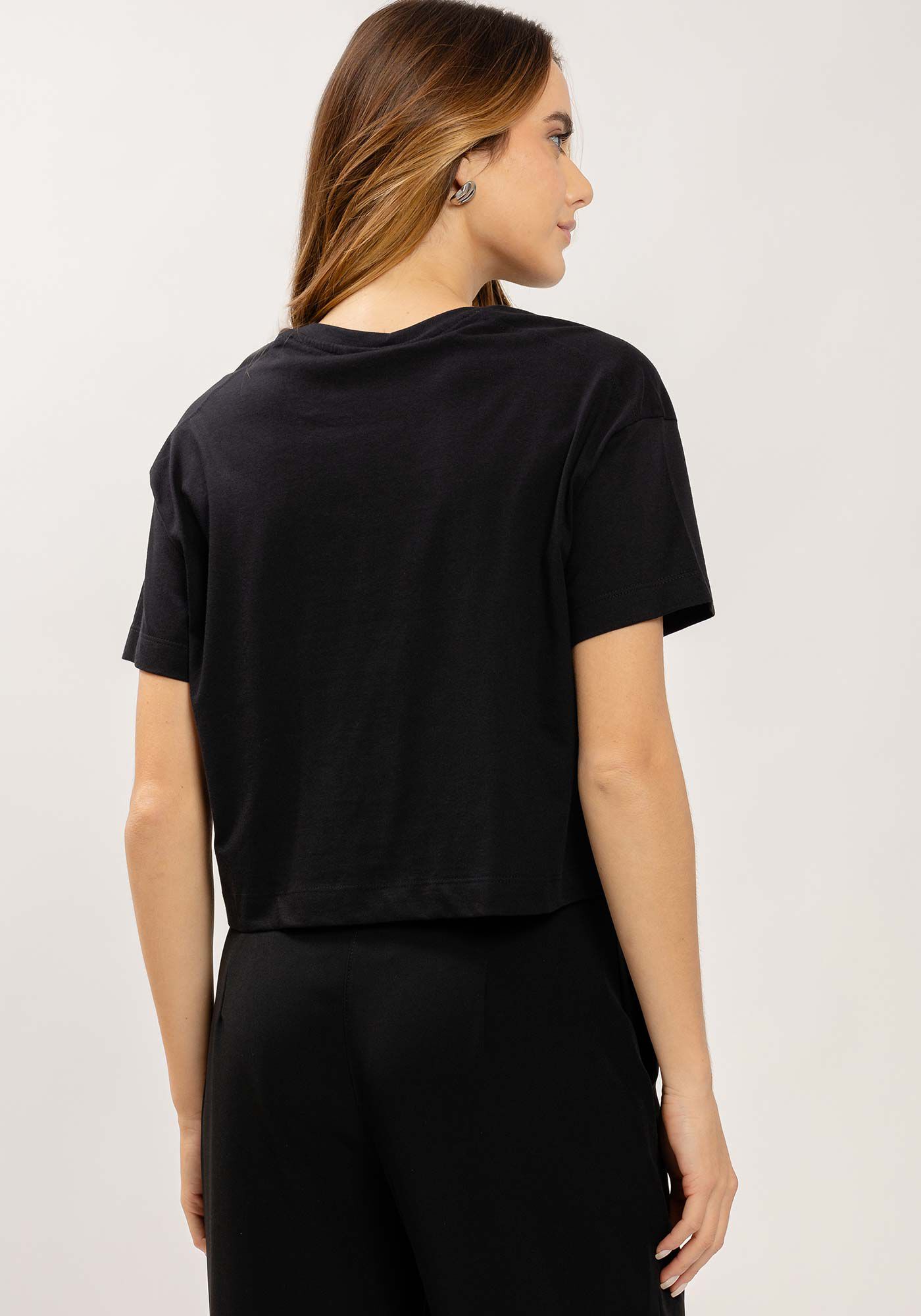 T-shirt em Malha Prime com Bordado Paisley, , large.