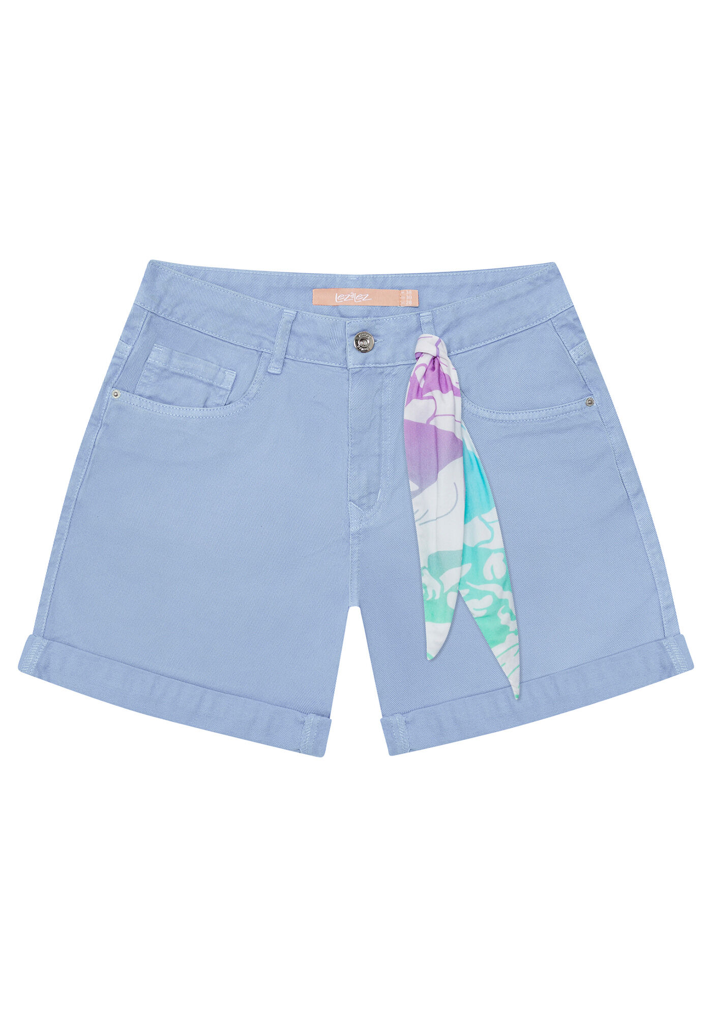 Bermuda Jeans Boyfriend Venice Len&ccedil;o, , large.