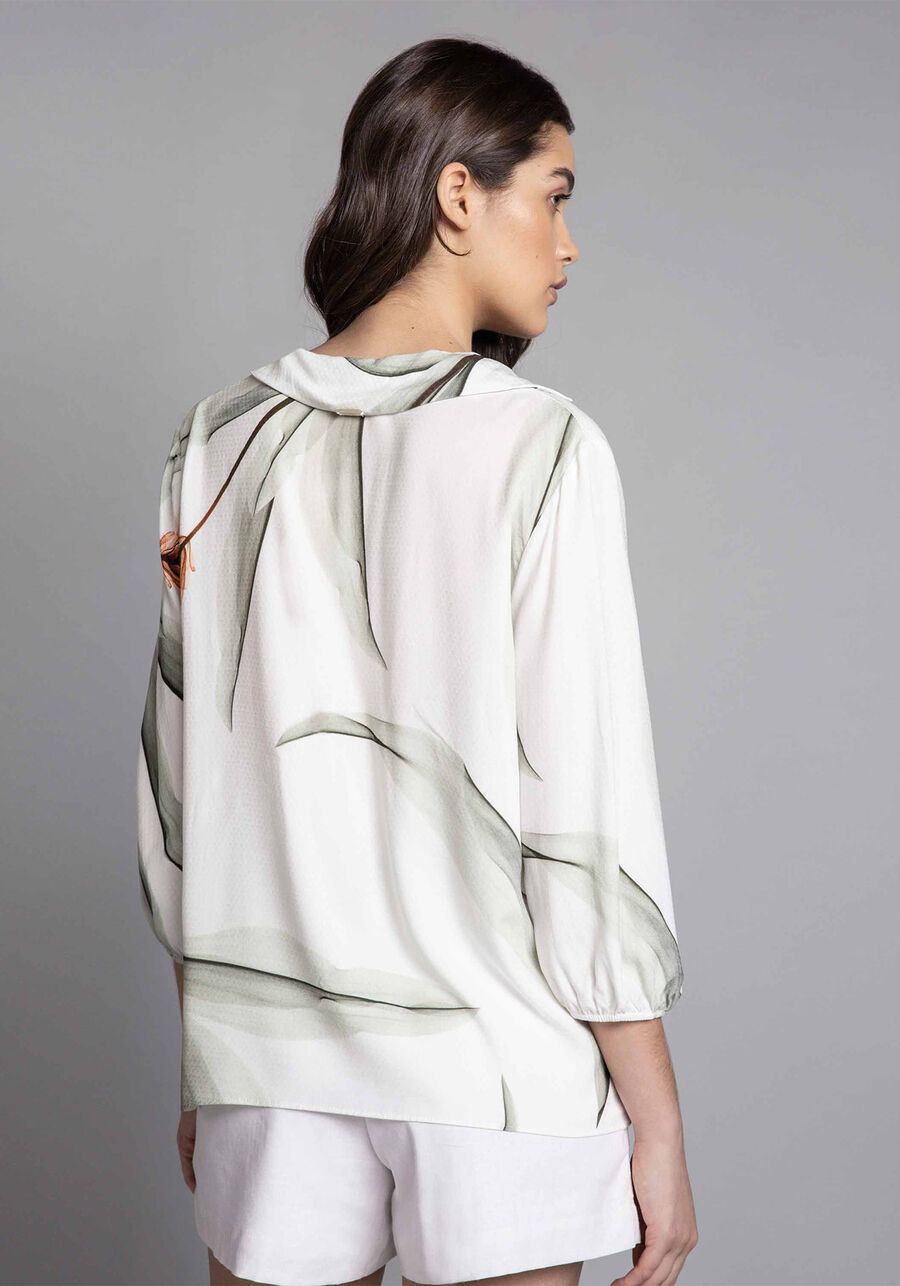 Blusa Manga 3/4 Estampa, . Blusa Manga 3/4 Estampa, , large.