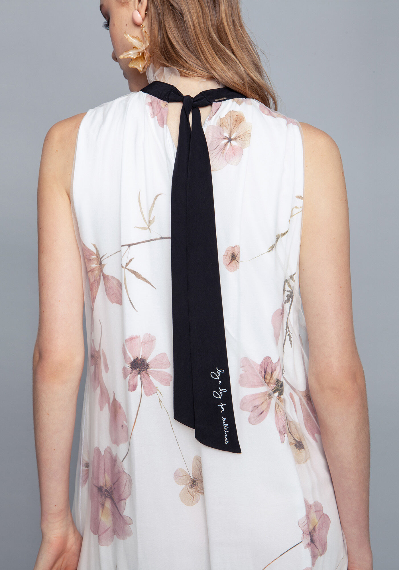 Vestido Tecido Rayon Bali/Tule Cha Eulirica, EULIRICAS, large.