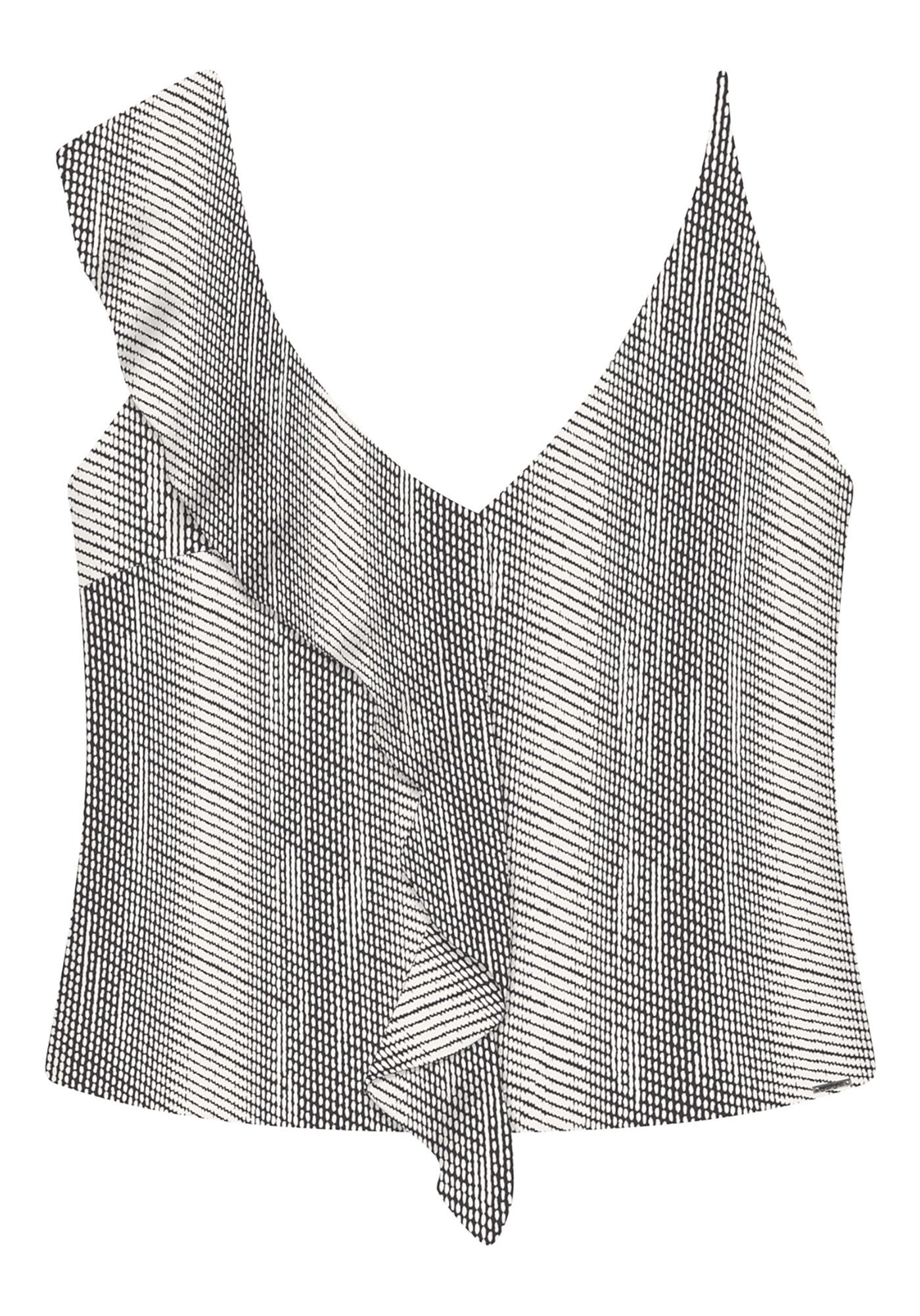 Blusa Estampada Babado Tecido, , large.