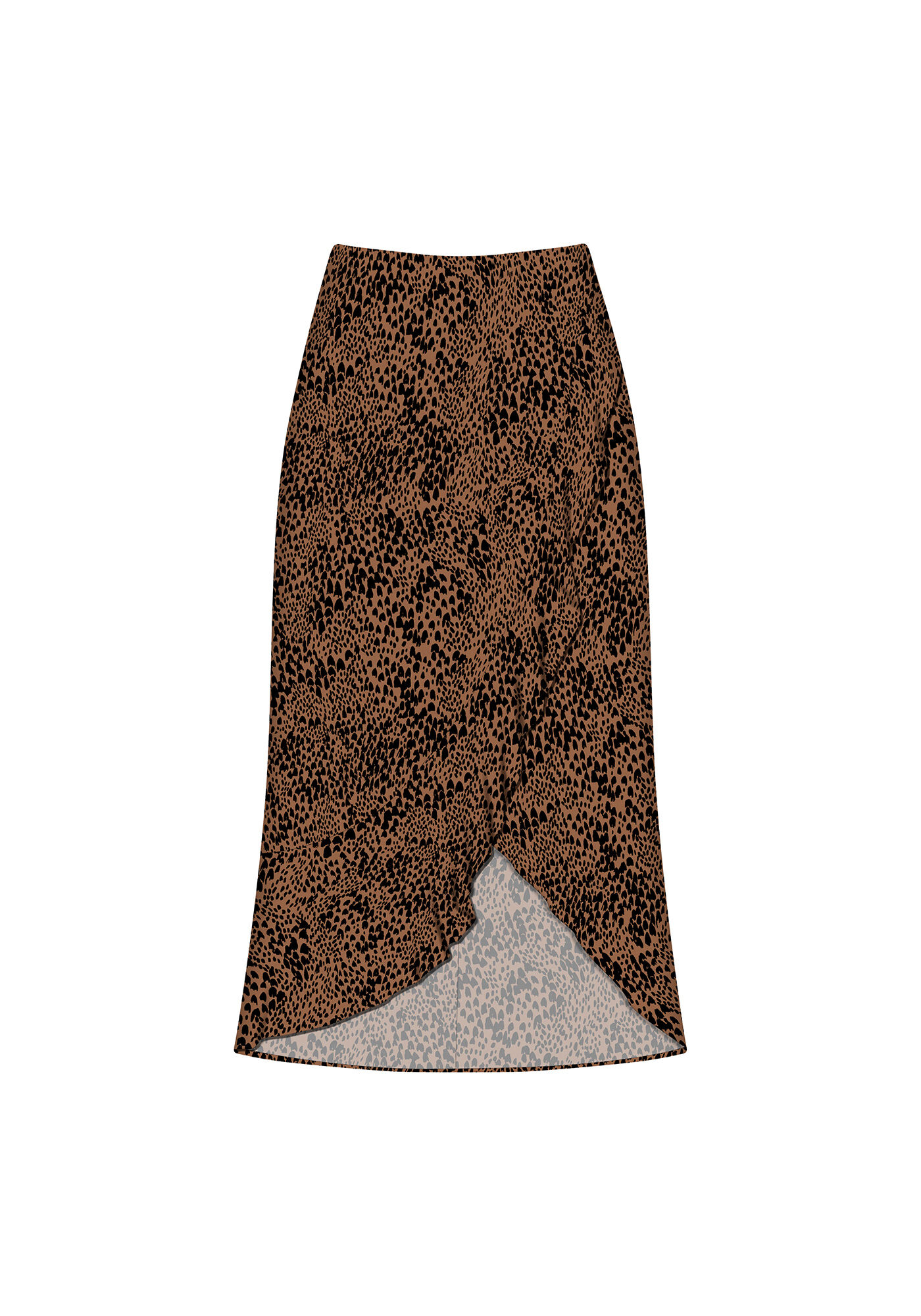 Saia M&iacute;di Babado Transpassado, , large.