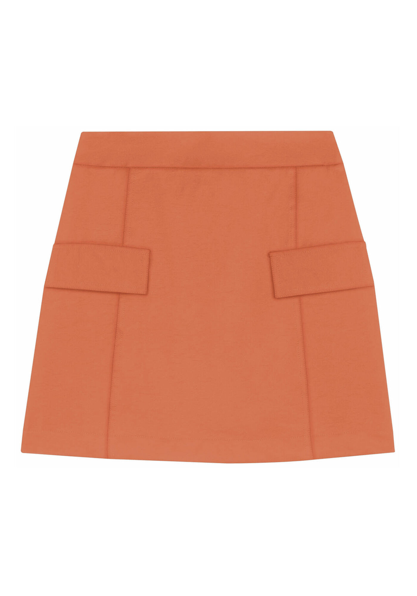 Saia Curta Alfaiataria com Lapelas, , large.