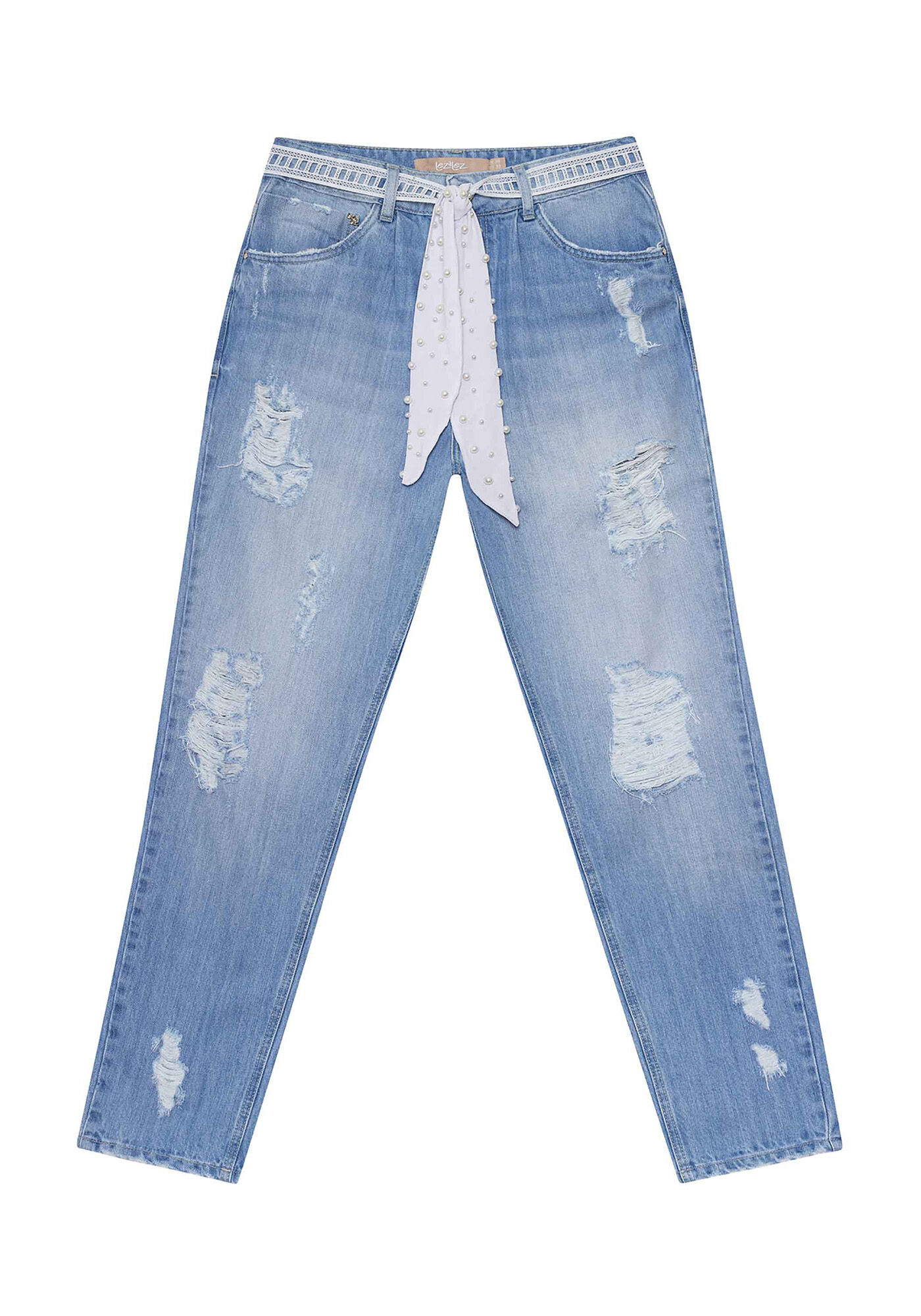 Cal a Jeans Cintura Alta Mommy Lez a Lez