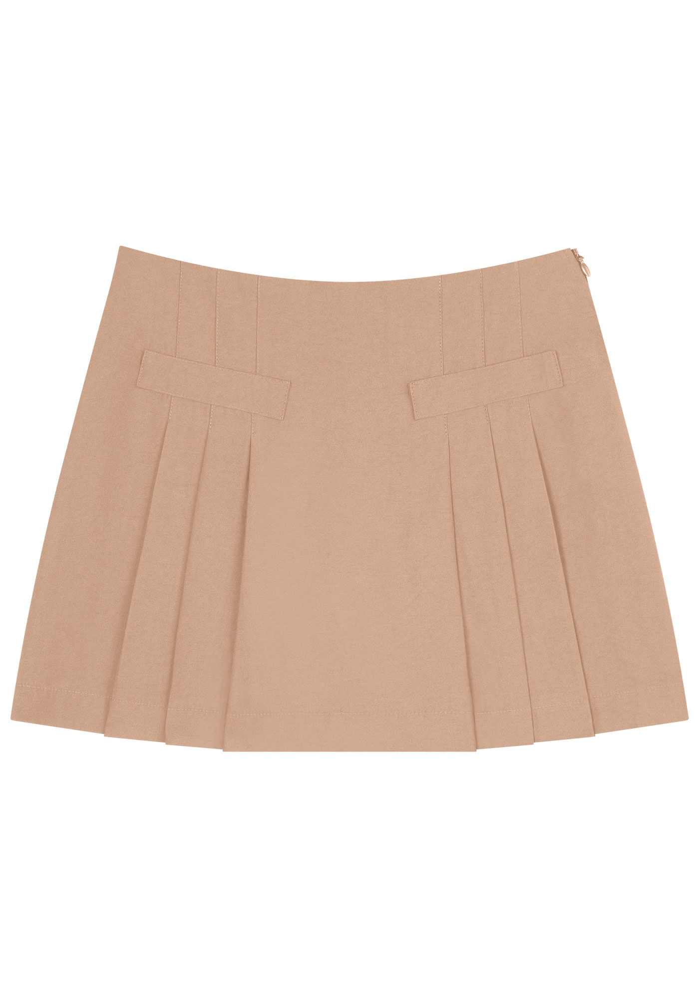 Shorts-Saia Cintura Alta com Pregas, , large.