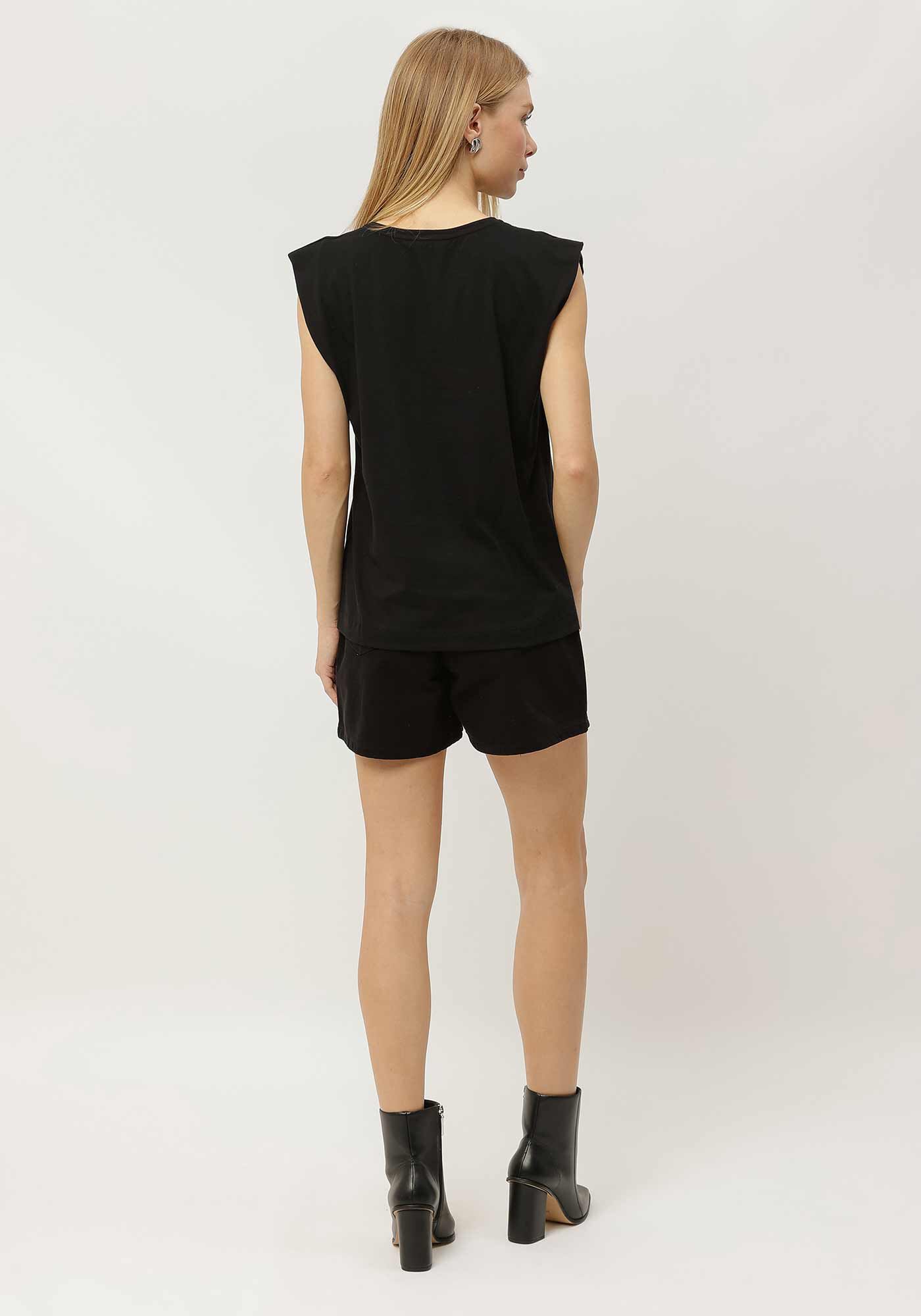 T-shirt Muscle Tee em Malha Estampada, , large.