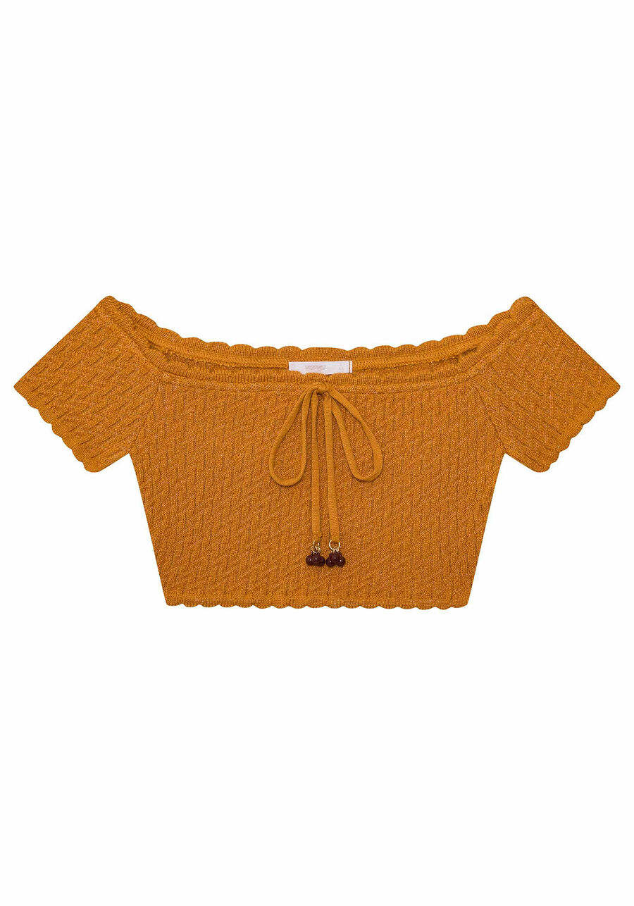Blusa Cropped Ombro a Ombro, . Blusa Cropped Ombro a Ombro, , large.