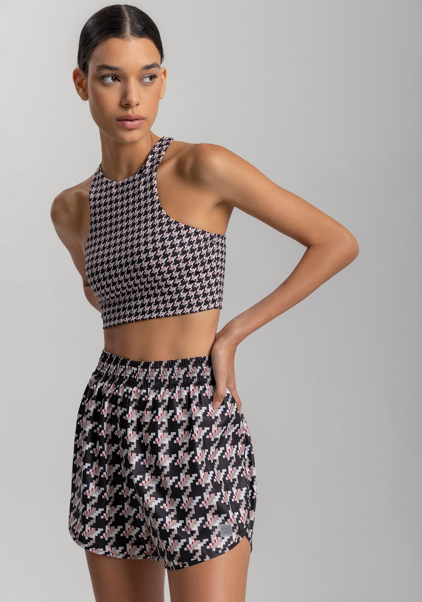 Shorts Corta Vento Estampado Com Bolso Interno Move, , large.