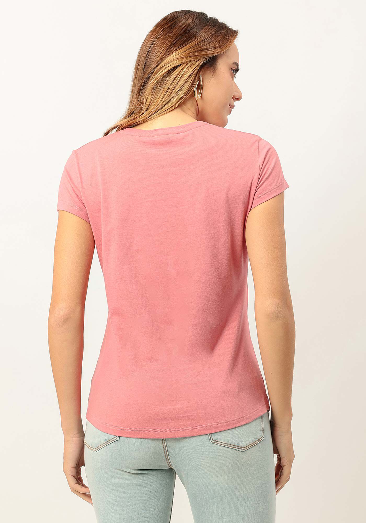 T-shirt em Malha com Estampa Lez a Lez, , large.