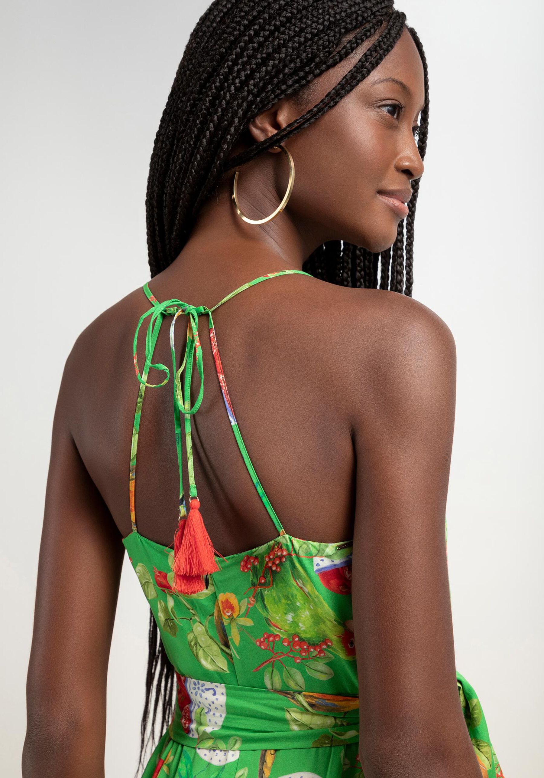 Macacão Midi Estampado Viscose com Transpasse, HABITAT. Macacão Midi Estampado Viscose com Transpasse, HABITAT, large.