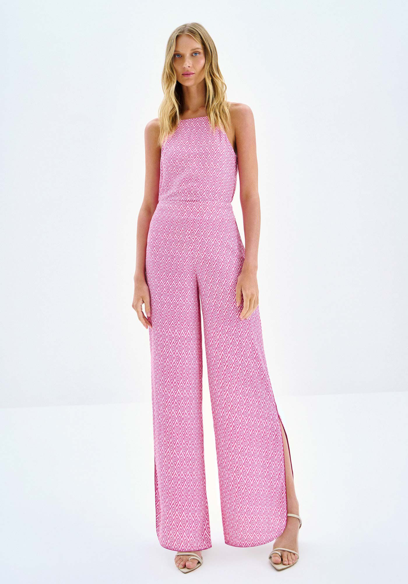 Cal&ccedil;a Reta em Viscose com Fenda, , large.