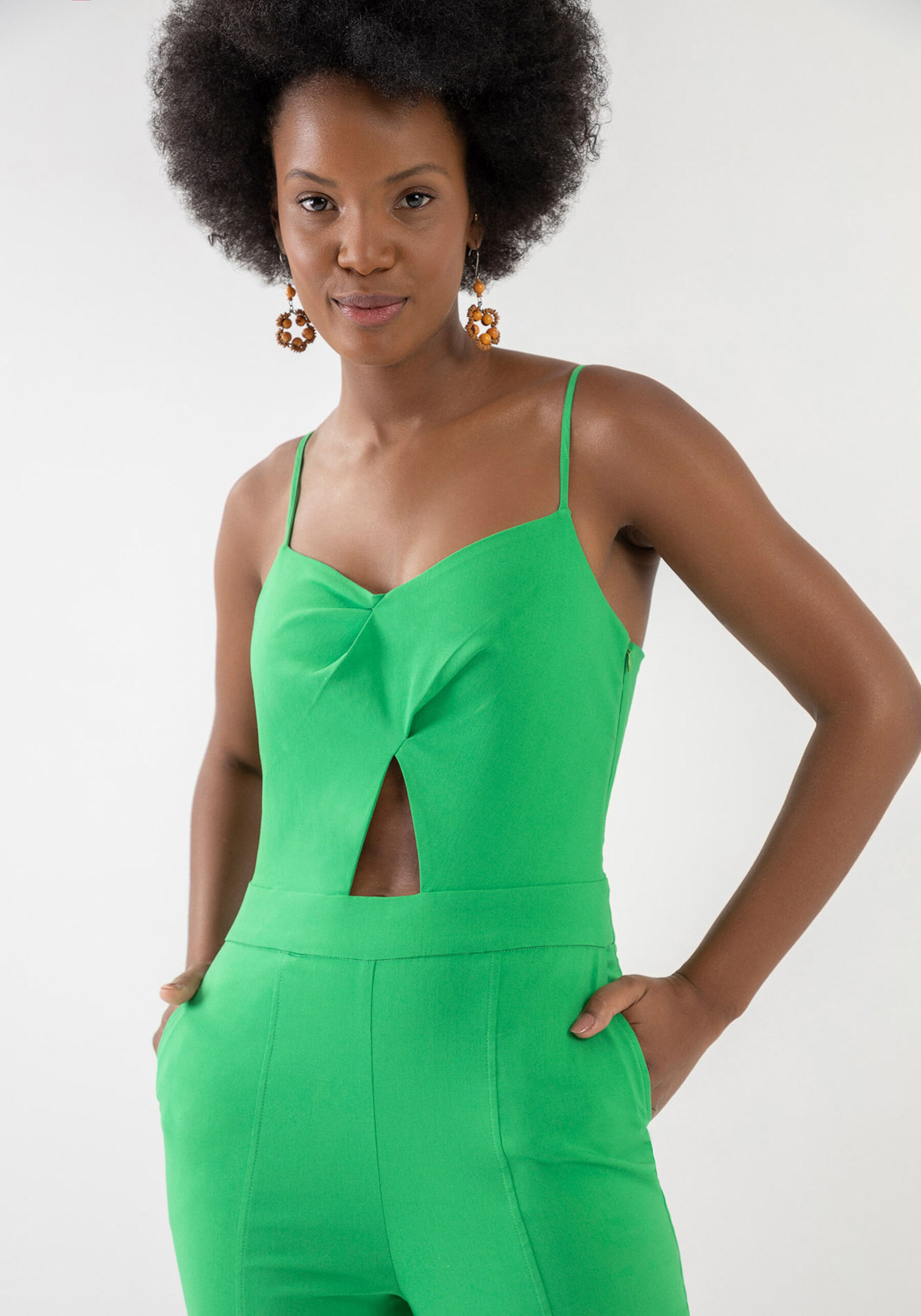 Macacão Longo Flare com Cut Out, . Macacão Longo Flare com Cut Out, , large.