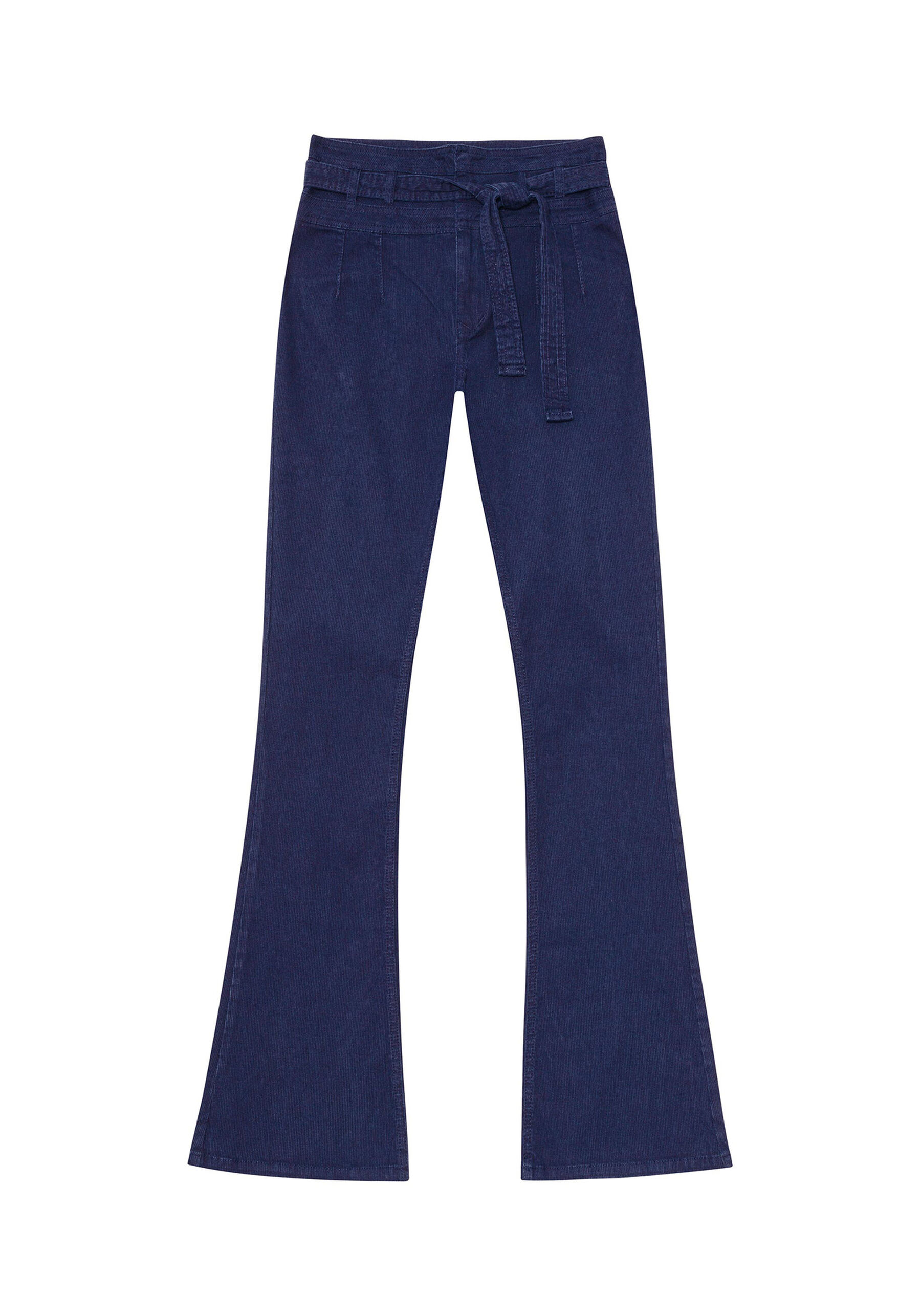 Calça Bootcut Malibu com Cinto, . Calça Bootcut Malibu com Cinto, , large.