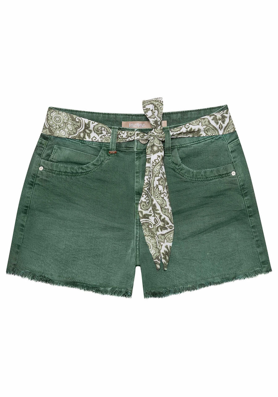 Shorts Jeans Miami com Cinto, . Shorts Jeans Miami com Cinto, , large.