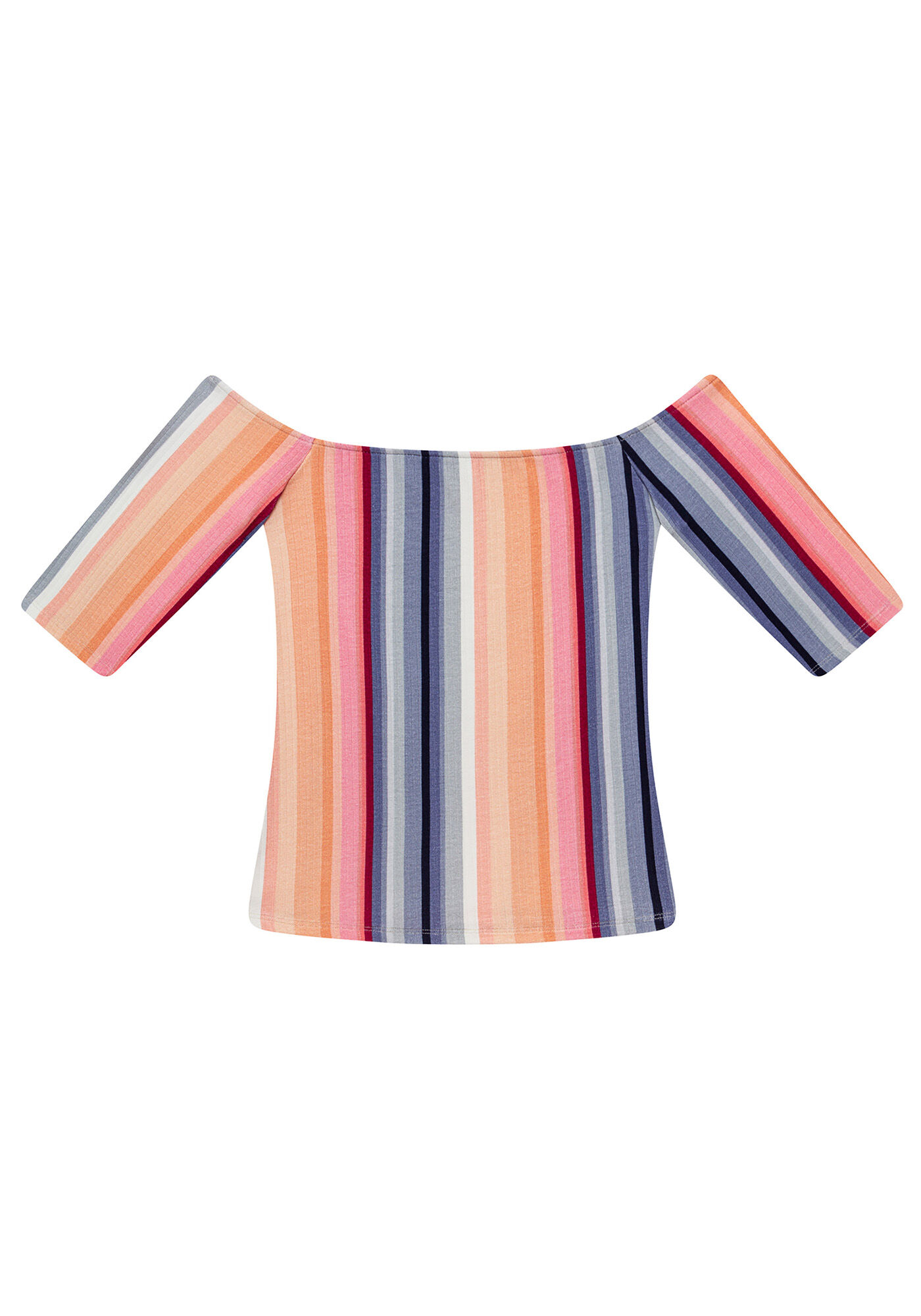 Blusa Malha Canelado Wave, , large.