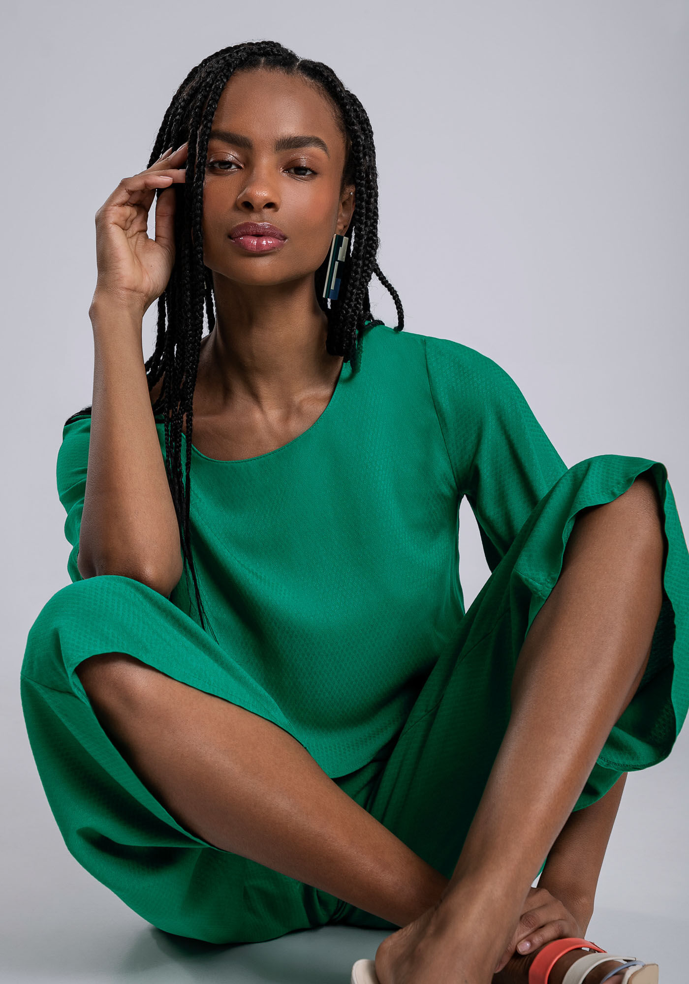 Cal&ccedil;a Pantacourt Rayon Star Cores, , large.