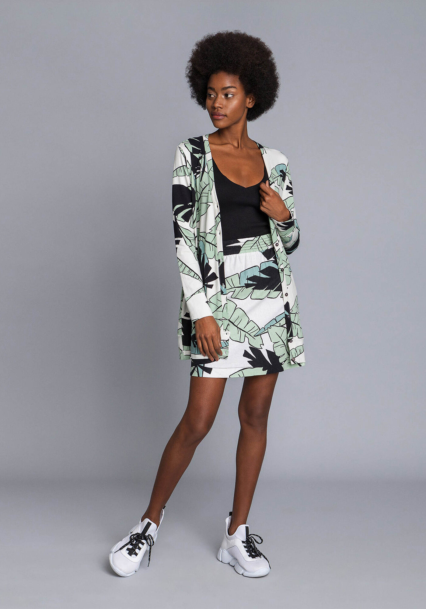 Cardigan Boyfriend Alongado, , large.