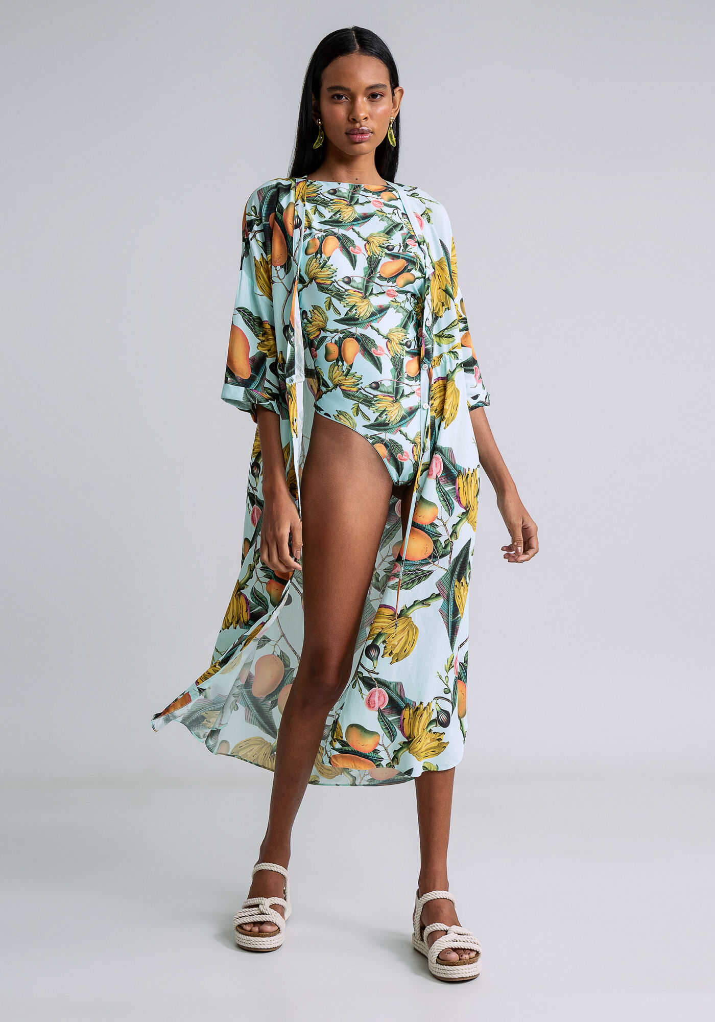 Vestido hotsell midi praia
