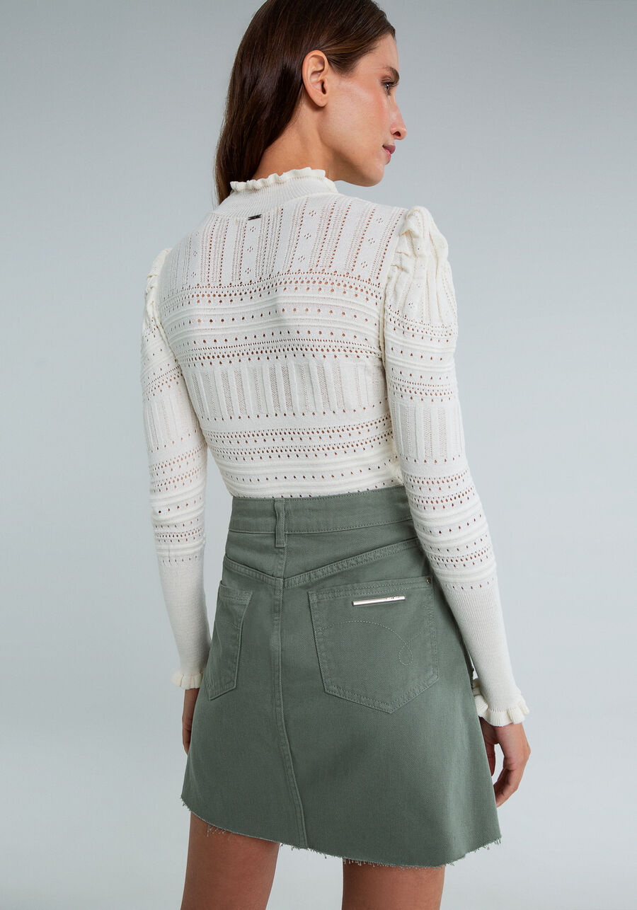 Saia Curta Linha A Jeans, . Saia Curta Linha A Jeans, , large.