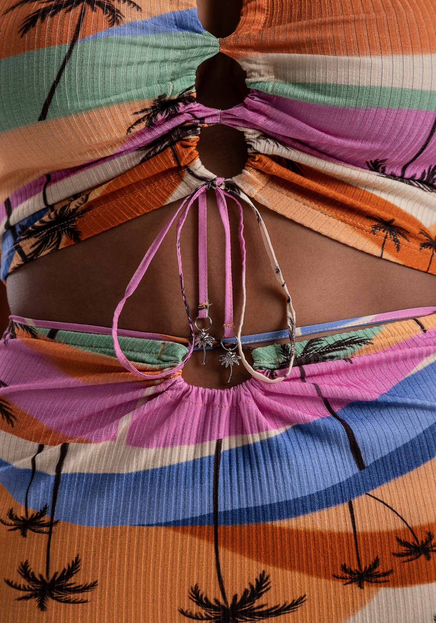 Blusa Cropped Canelada com Cut Out e Amarra&ccedil;&atilde;o, VENTO, large.