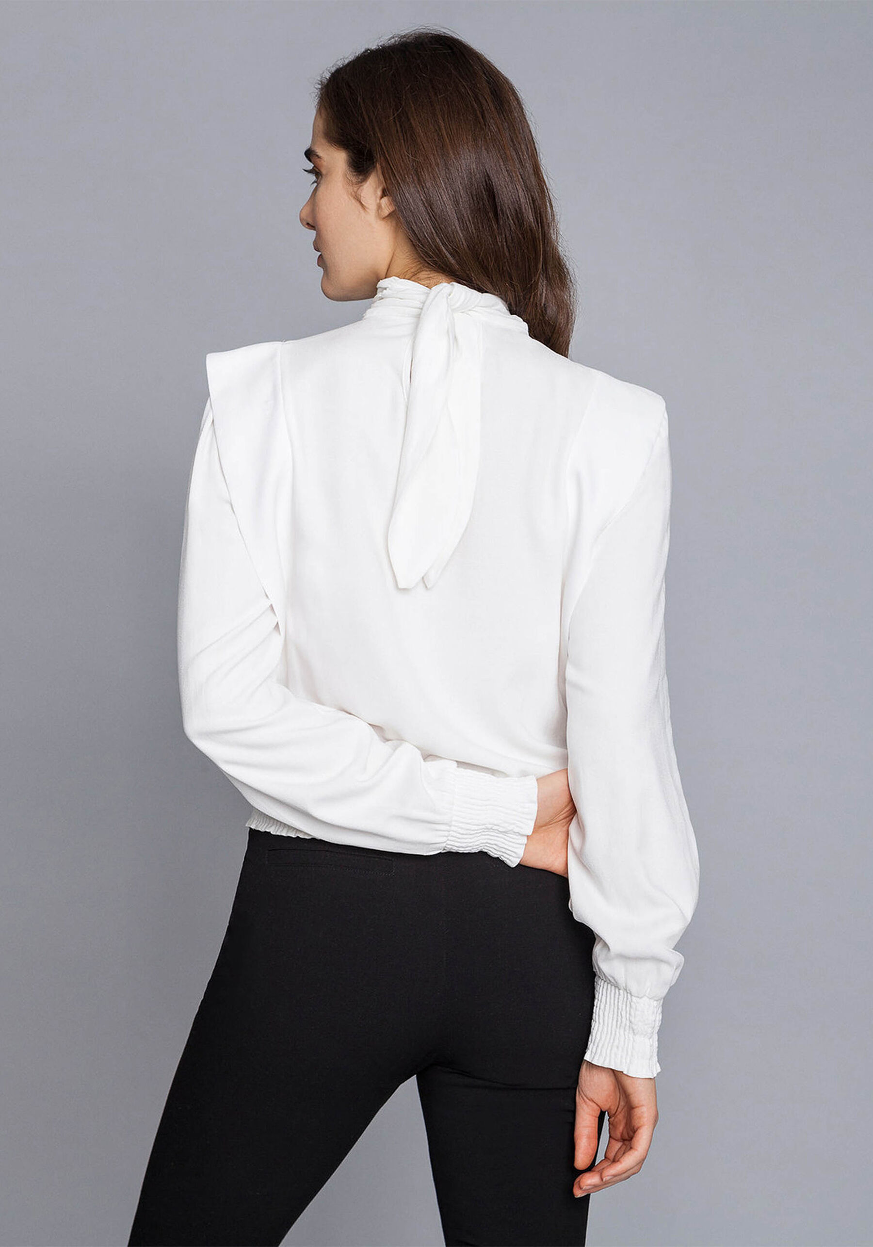 Blusa Gola Alta Elástico, . Blusa Gola Alta Elástico, , large.