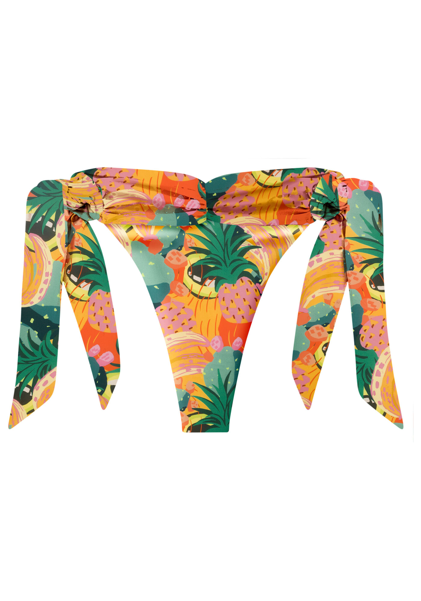 Calcinha Biqu&iacute;ni com Amarra&ccedil;&atilde;o e Franzido, FRUTA DE PALMA, large.