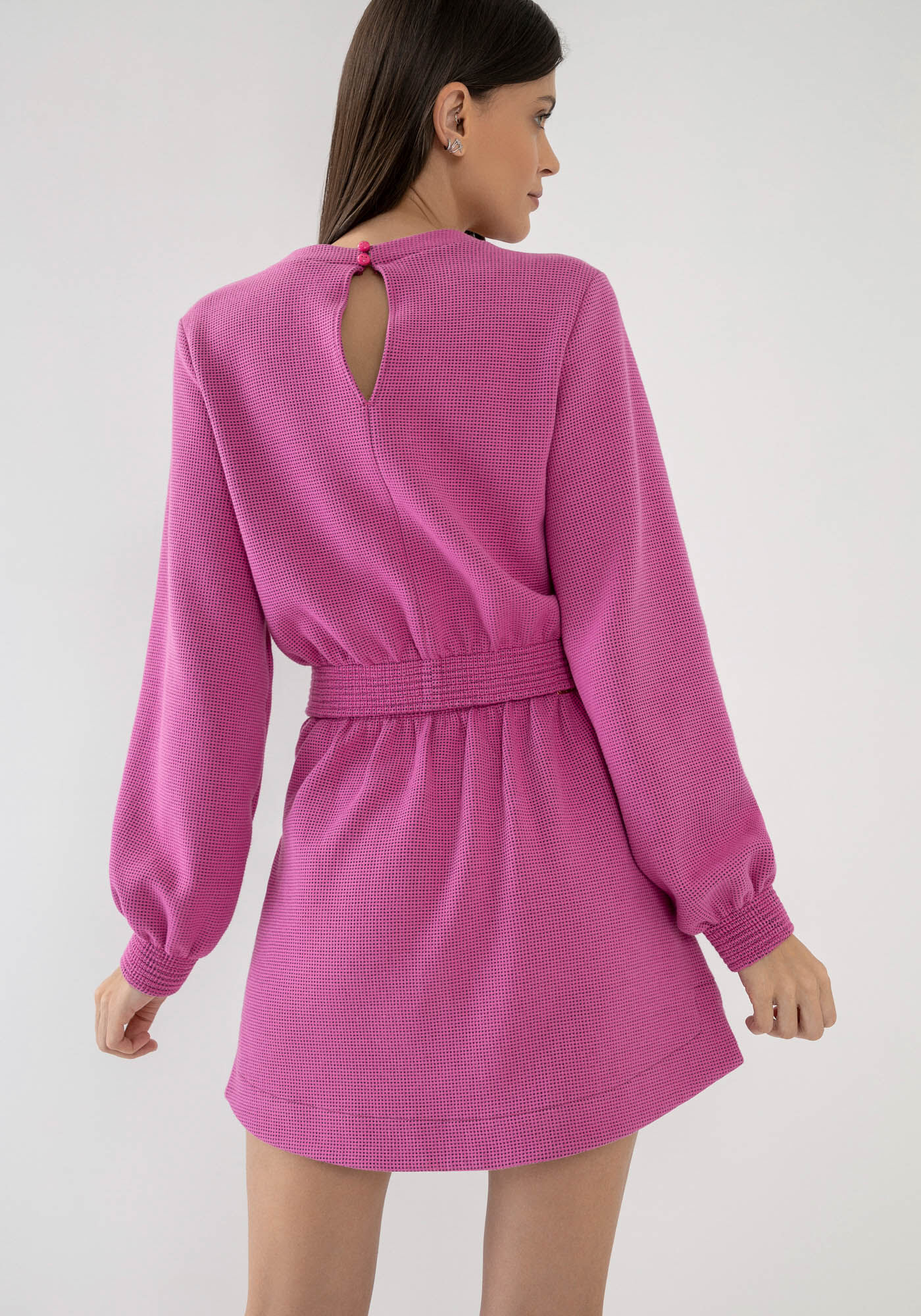 Conjunto Curto com Blus&atilde;o e Saia, ROSA PINK BOOM, large.