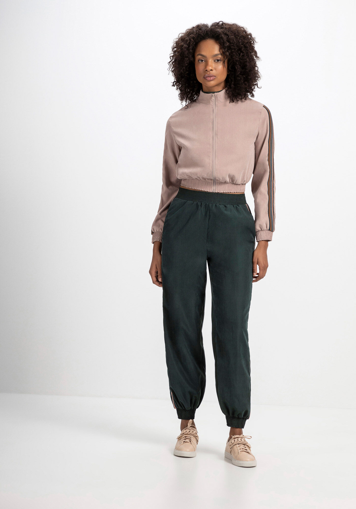 Jaqueta Cropped com Detalhe Mangas, , large.