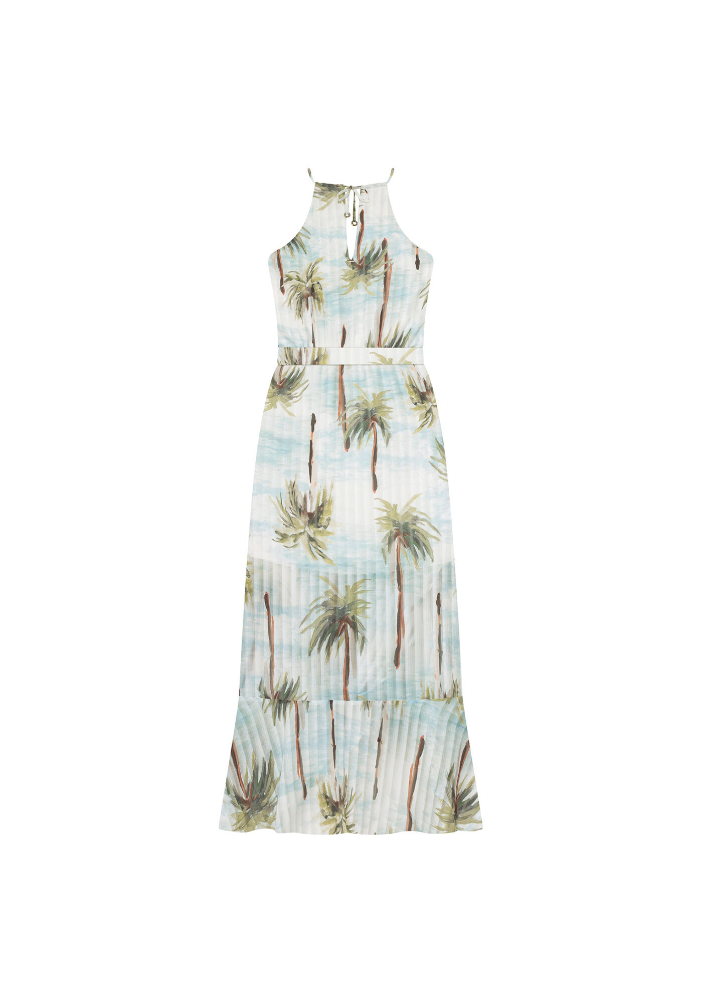 Vestido com Al&ccedil;as M&iacute;di Cinto, , large.