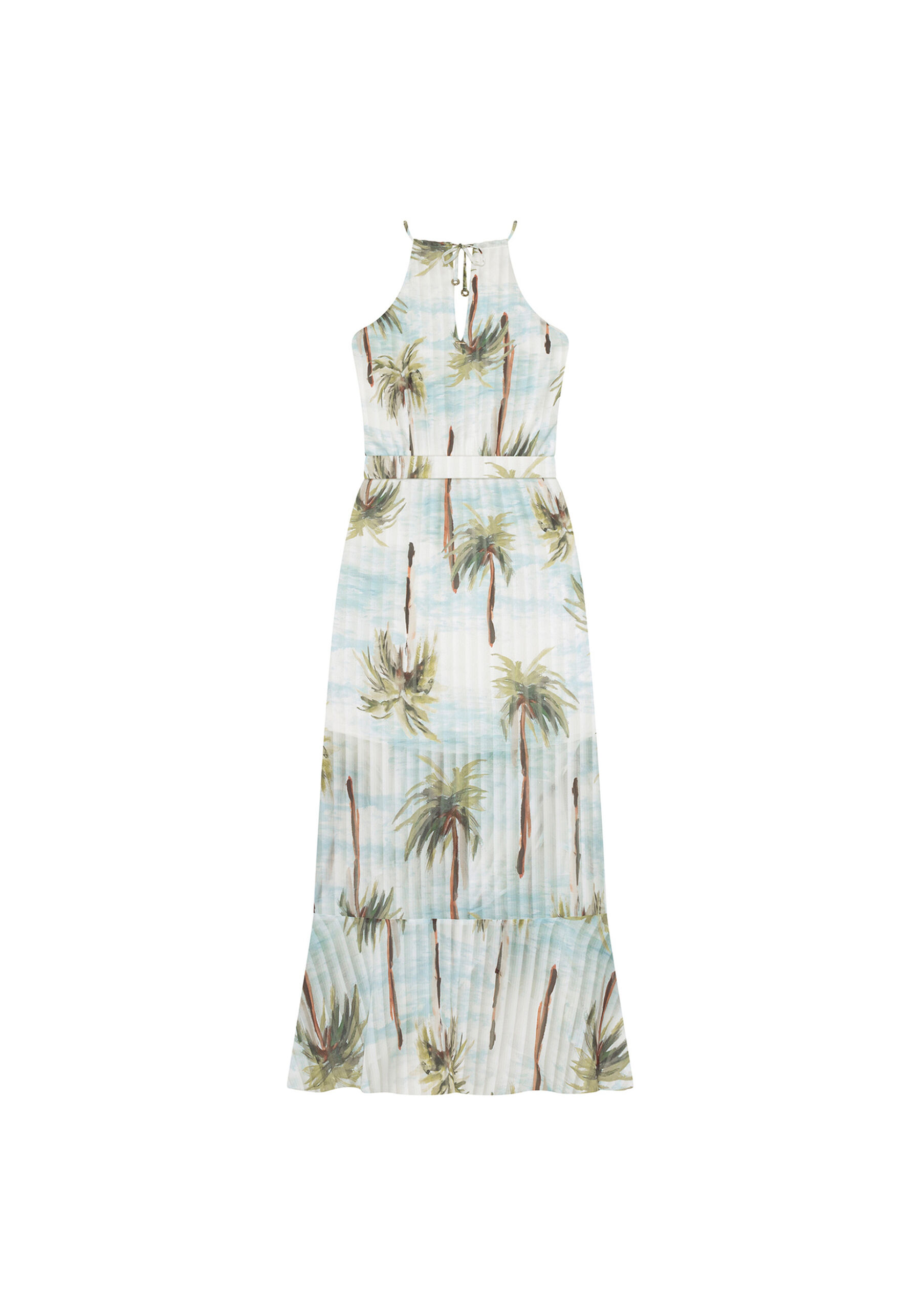 Vestido com Alças Mídi Cinto, . Vestido com Alças Mídi Cinto, , large.