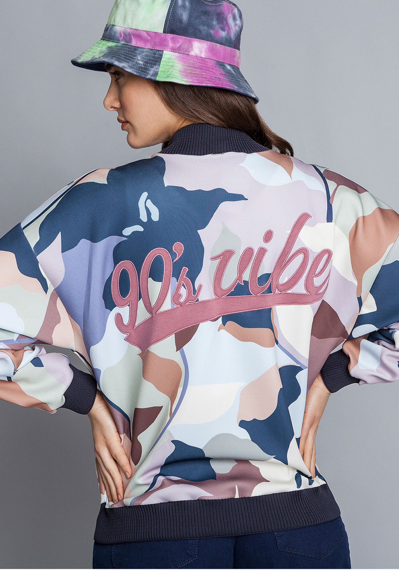 Jaqueta bomber sale estampada adidas