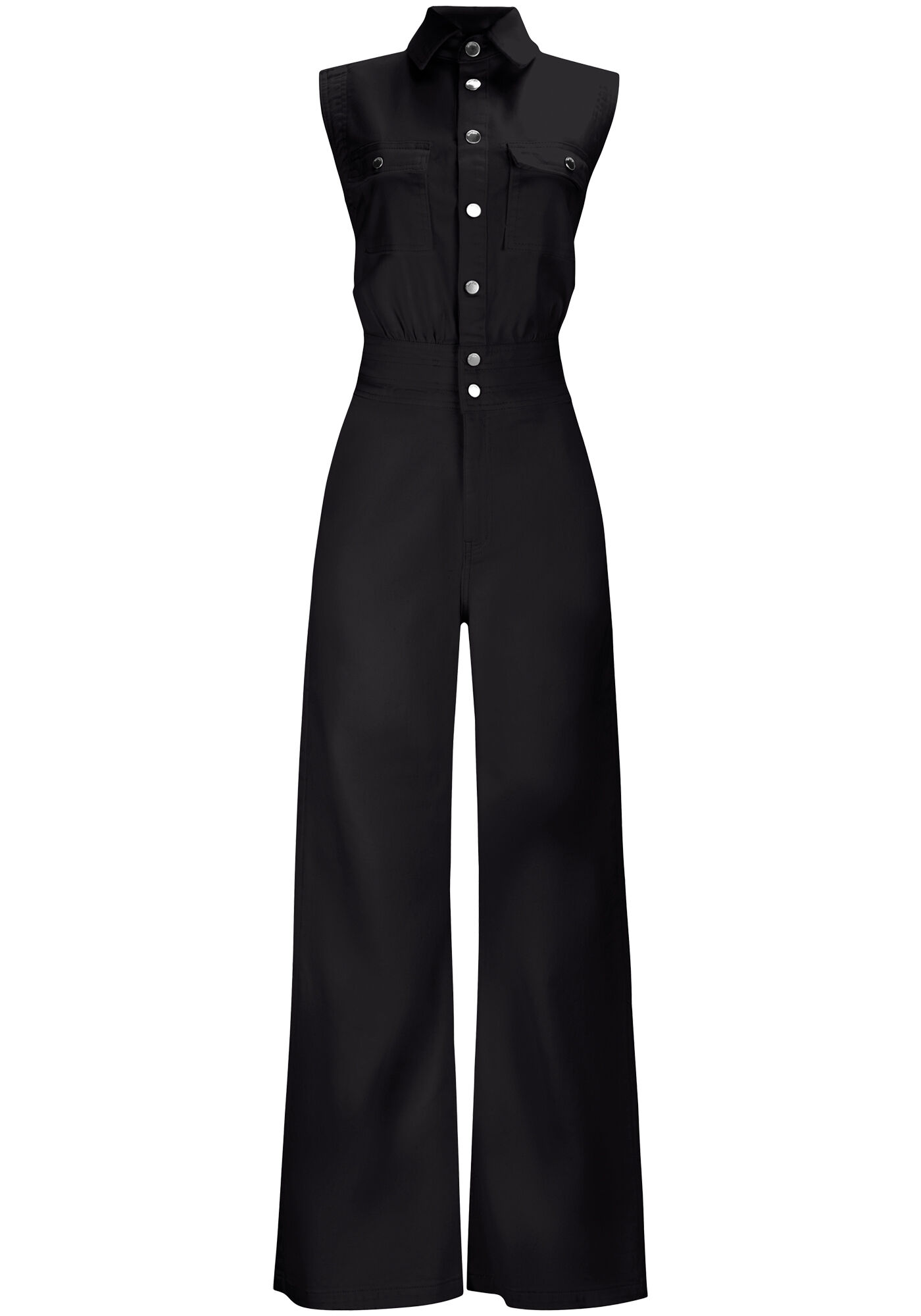 Macac&atilde;o Sarja Longo Utilit&aacute;rio com Bolsos, , large.