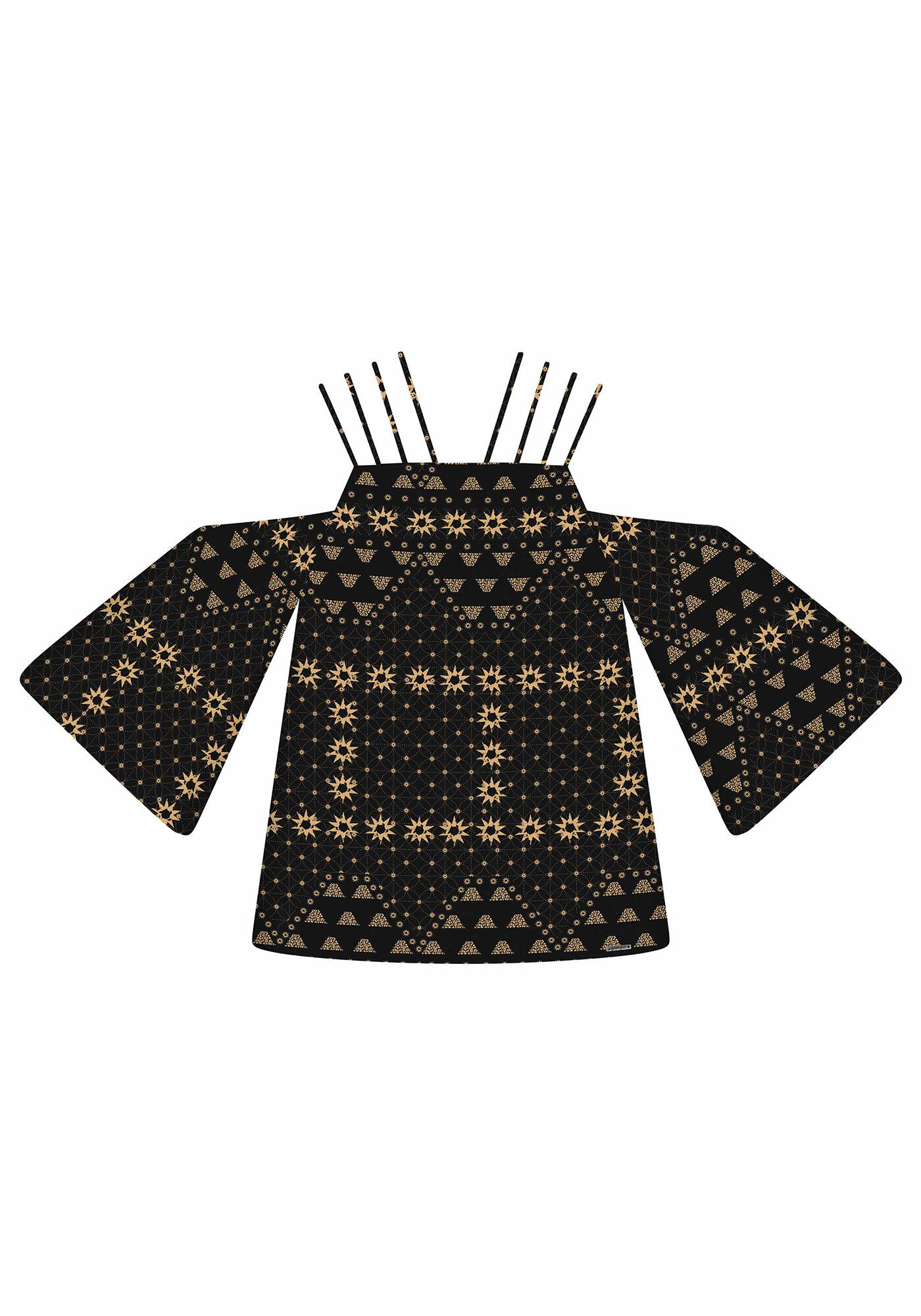 Blusa Manga 3/4 Estampa, , large.