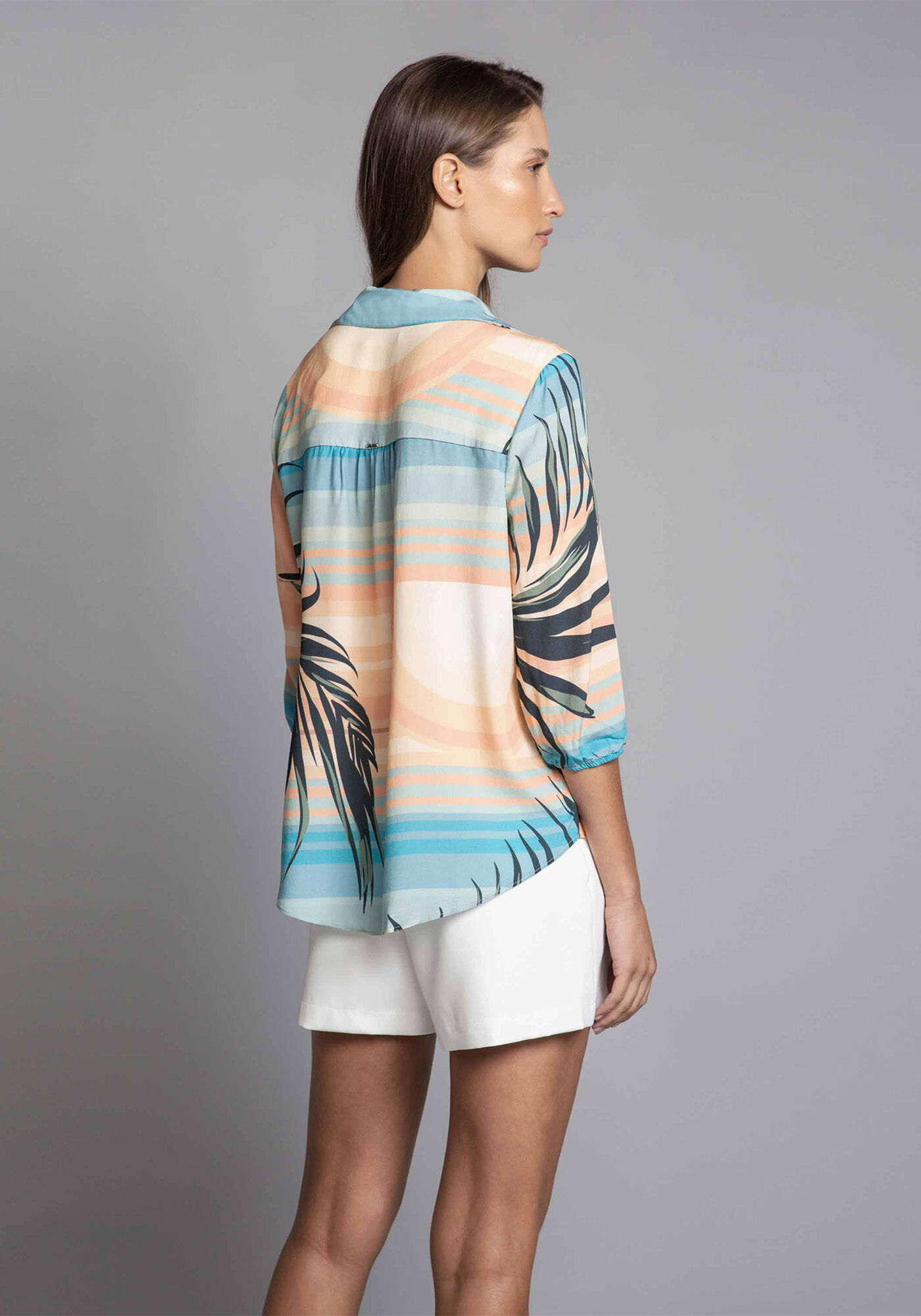 Camisa Manga 3/4 Estampa, , large.