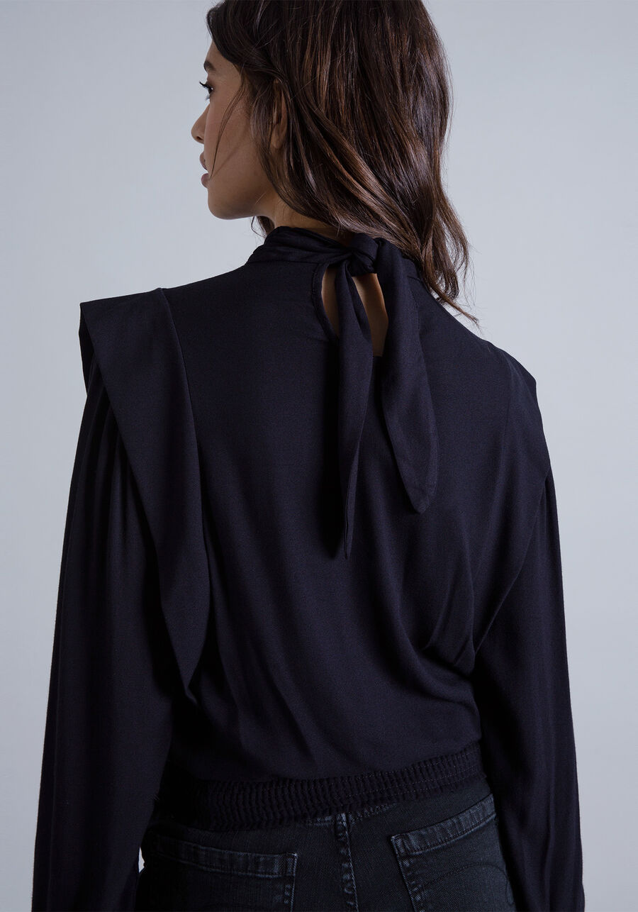 Blusa Gola Alta Elástico, . Blusa Gola Alta Elástico, , large.