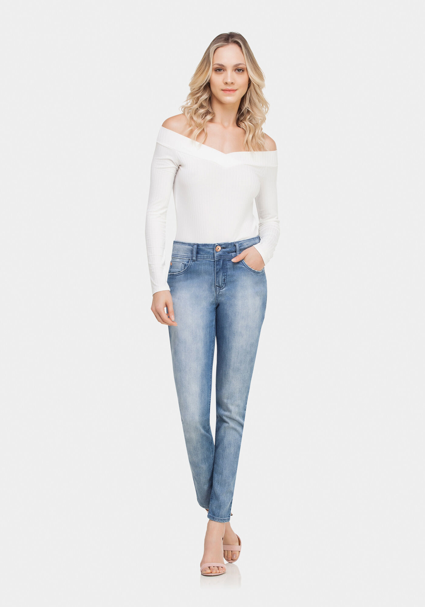 Cal&ccedil;a Skinny Belize C&oacute;s Largo, JEANS, large.