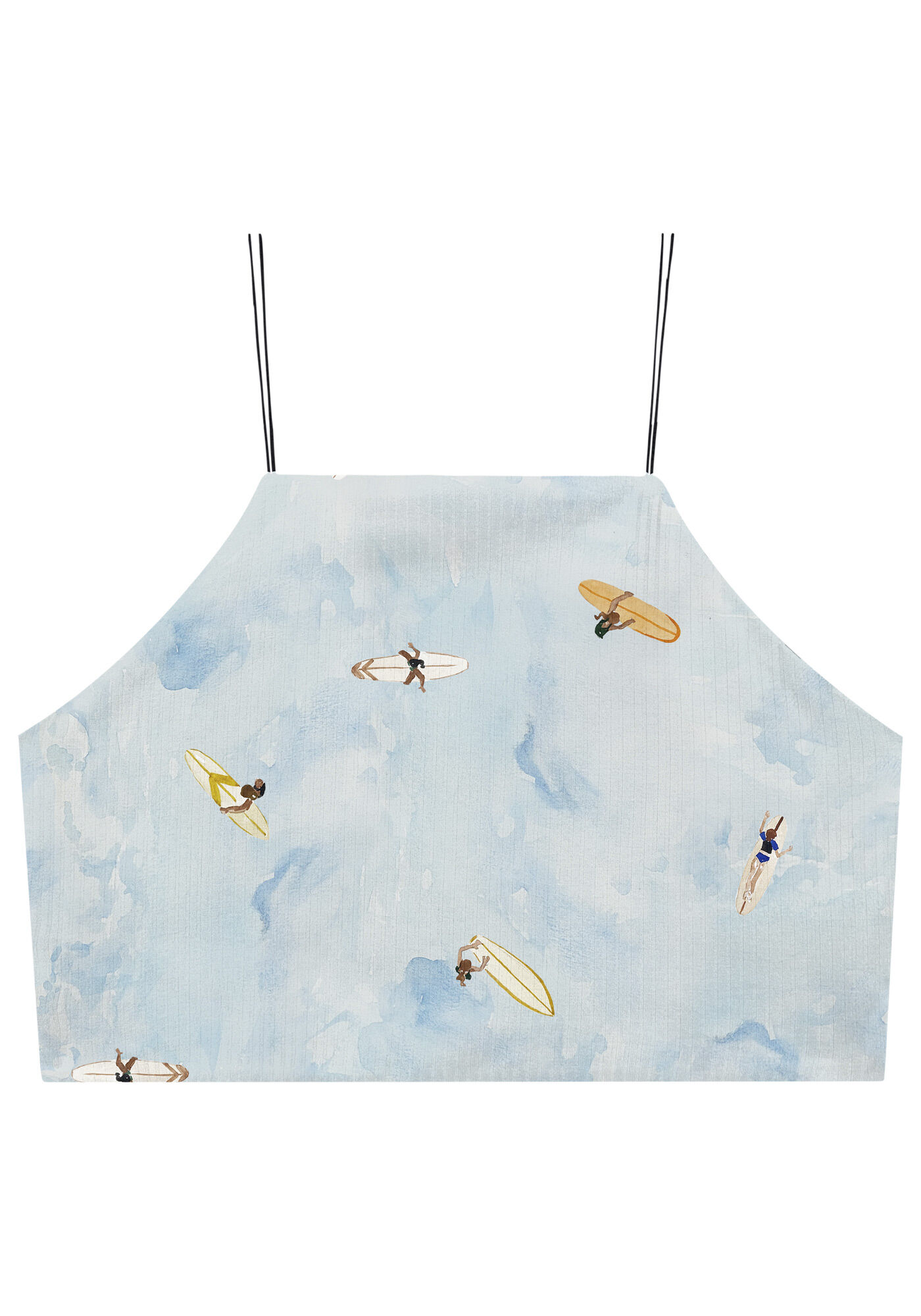 Blusa com Al&ccedil;as Canelada Cropped Dupla Face, BRONZEADO, large.