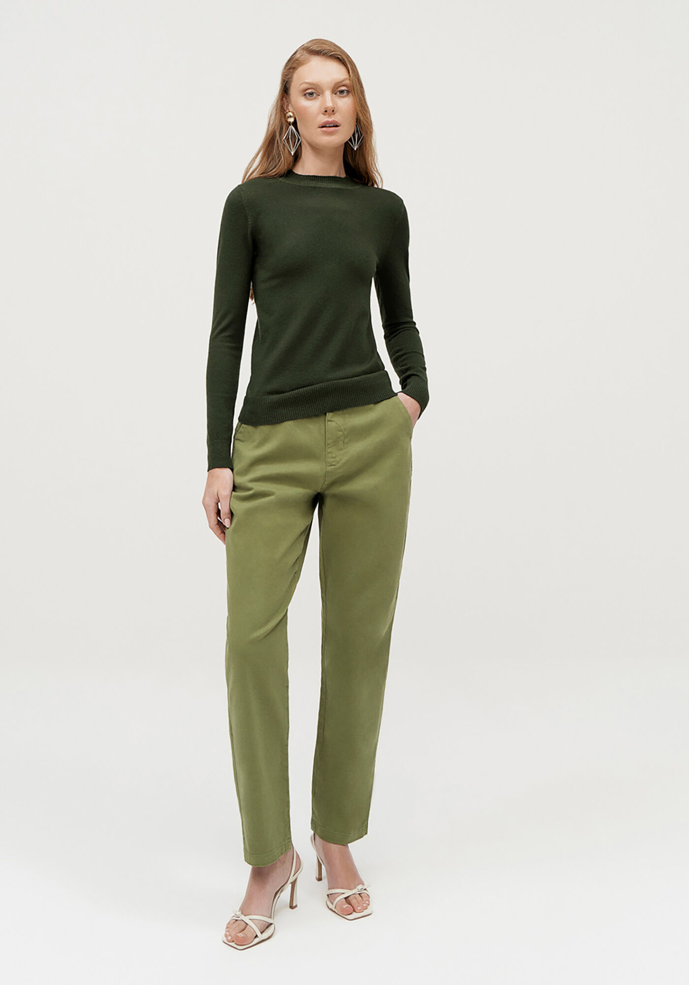 Blusa Manga Longa em Tric&ocirc; Basic, , large.