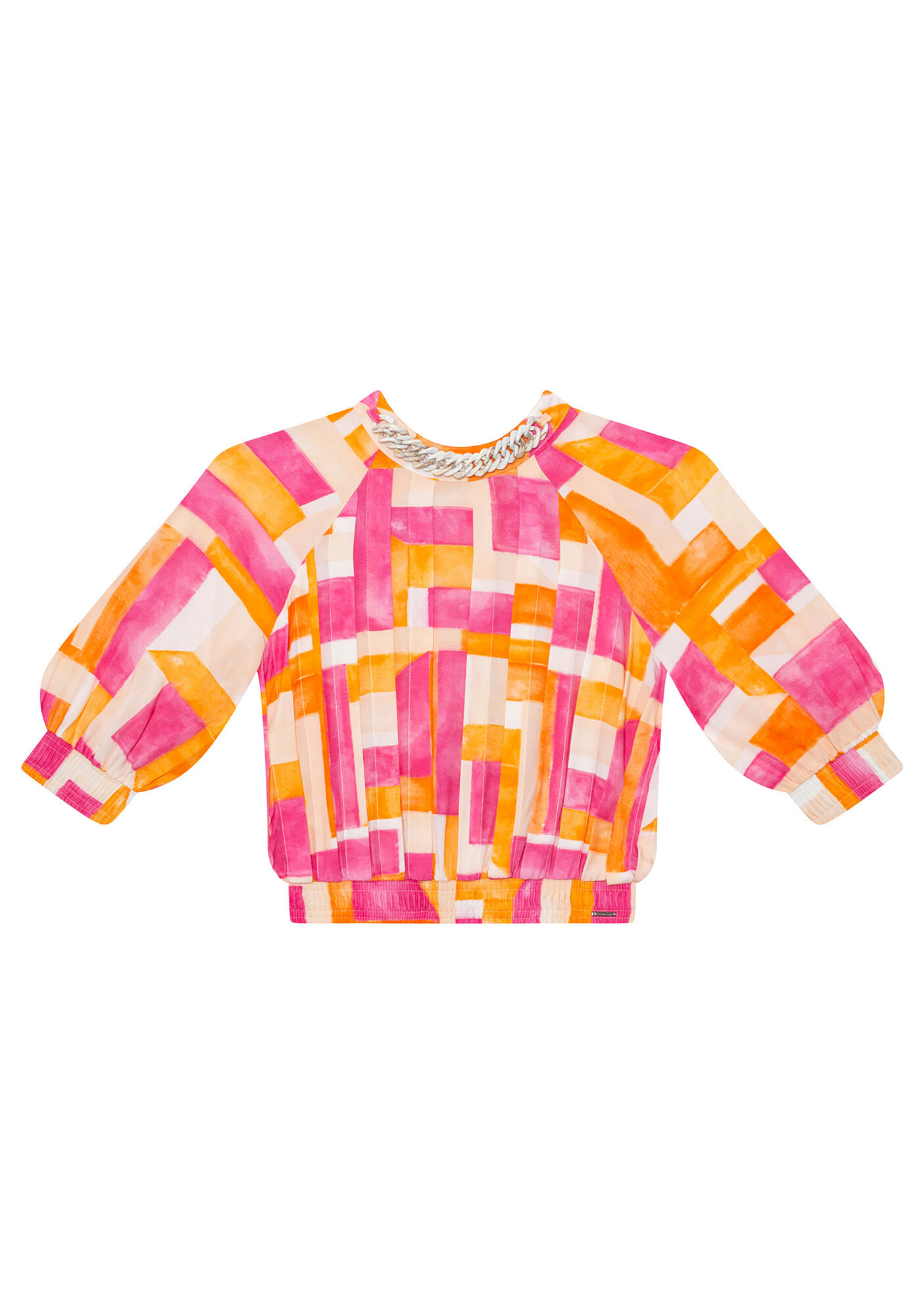 Blusa Tecido Rayon Bali Cropped, , large.