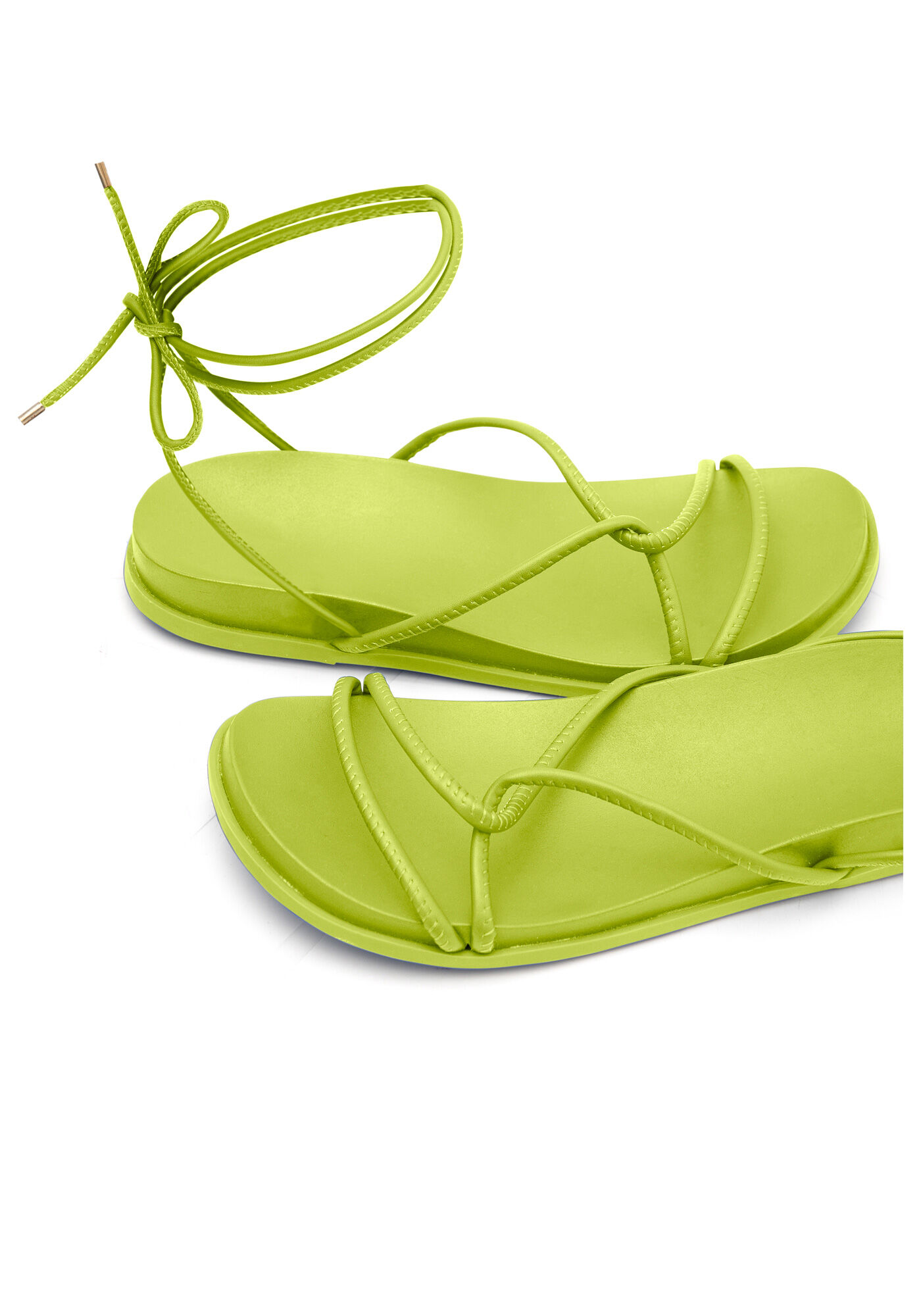 Sand&aacute;lia Papete Anat&ocirc;mica com Amarra&ccedil;&atilde;o, , large.