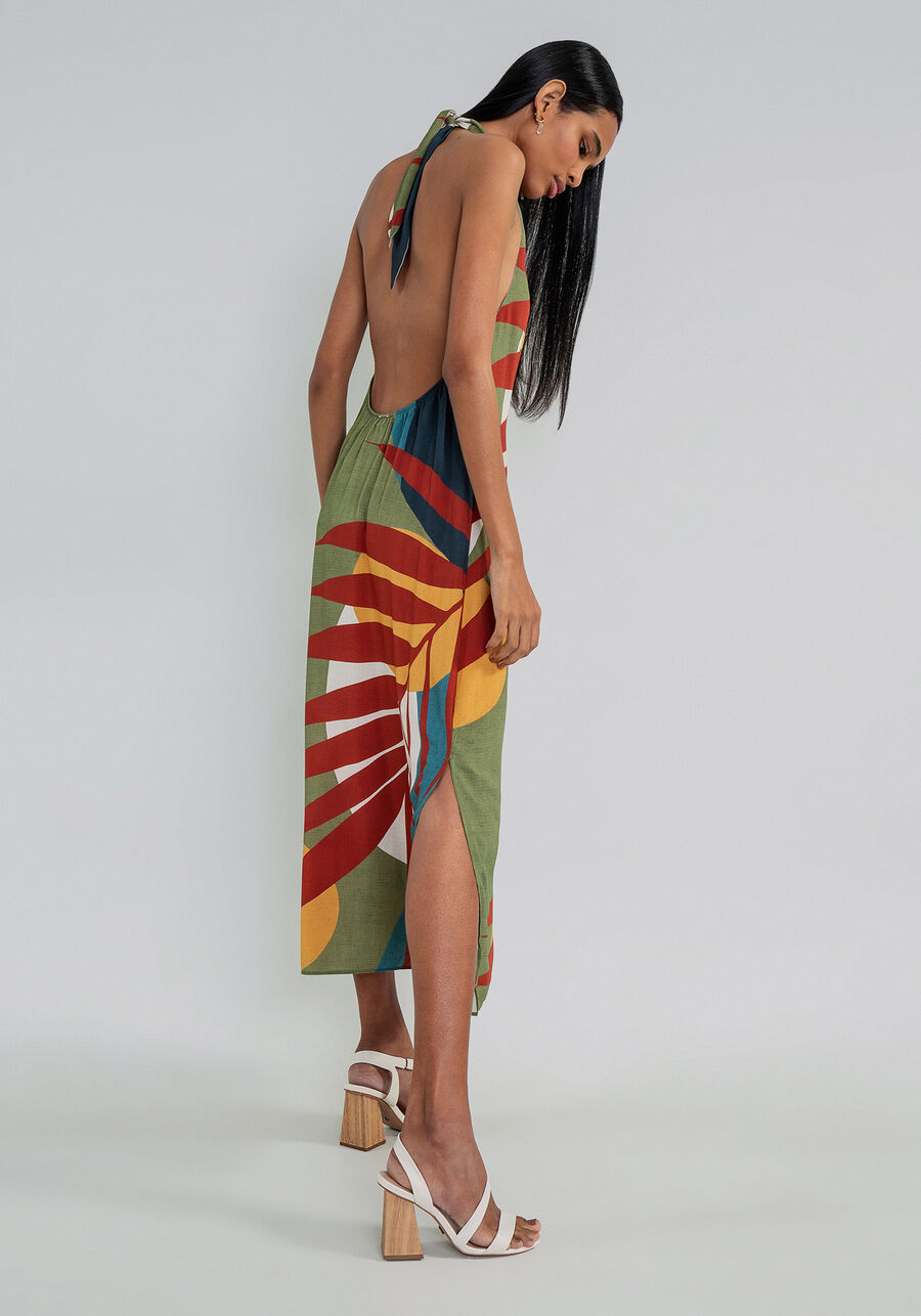 Vestido Frente Única Mídi Estampa, . Vestido Frente Única Mídi Estampa, , large.