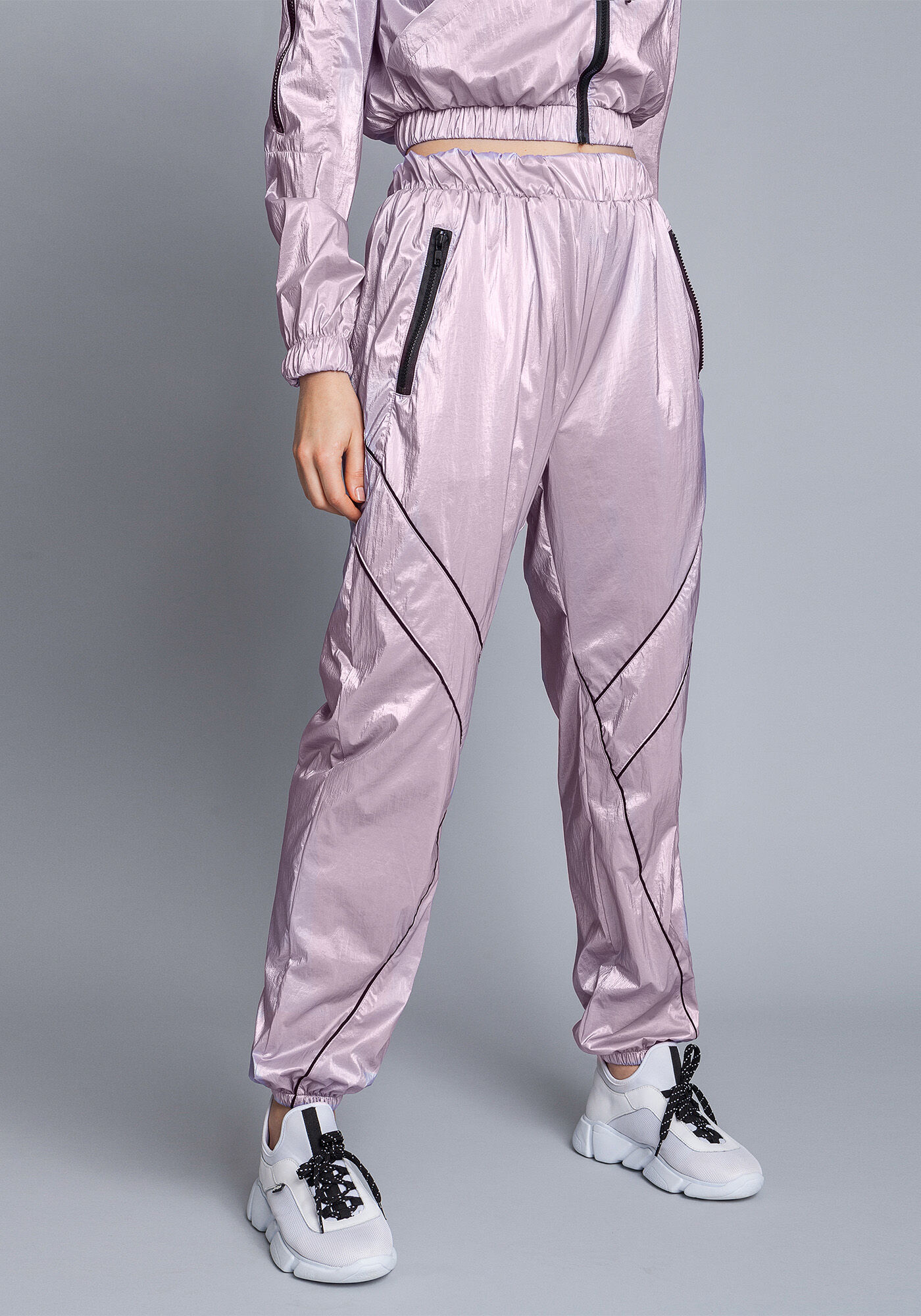 Calça sales jogger metalizada