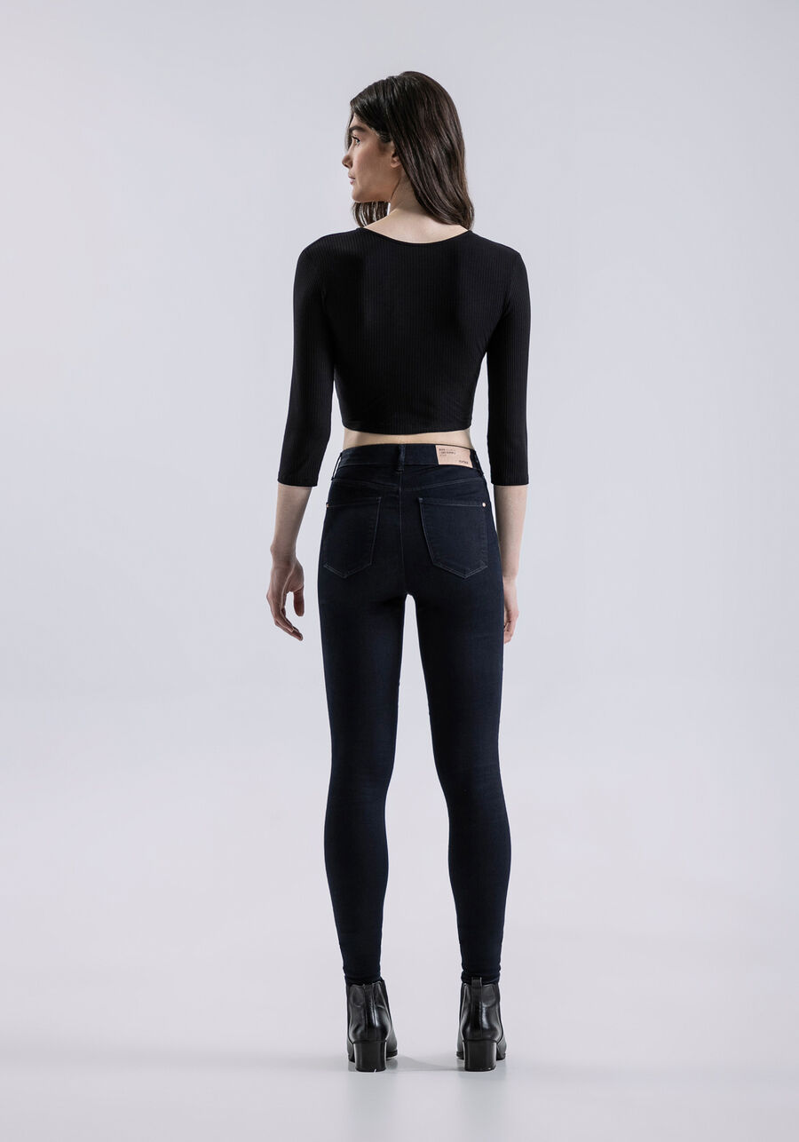 Calça Jeans Aruba Super Alta com Elastic Denim, JEANS. Calça Jeans Aruba Super Alta com Elastic Denim, JEANS, large.