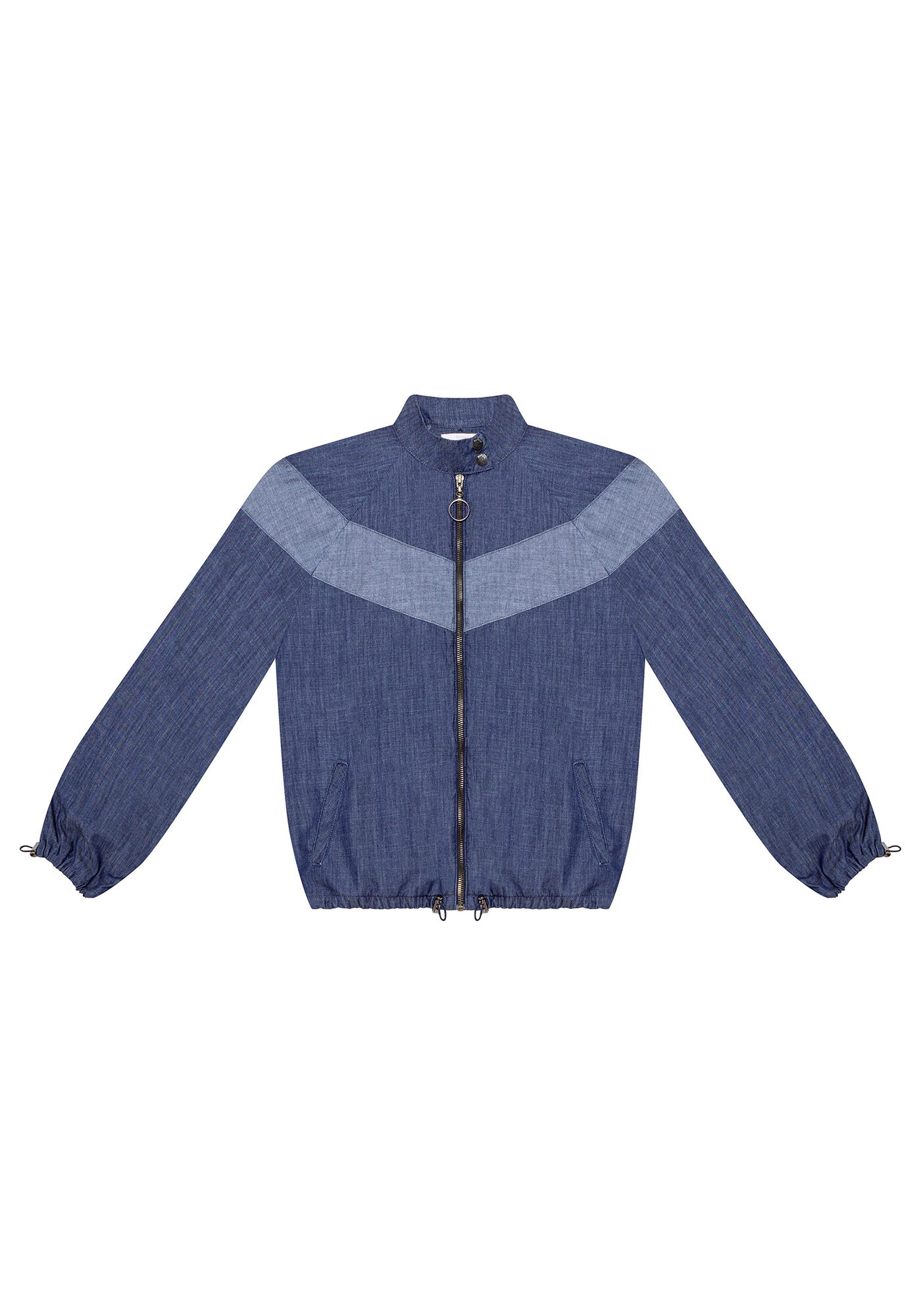 Jaqueta Jeans Ampla Recorte, , large.