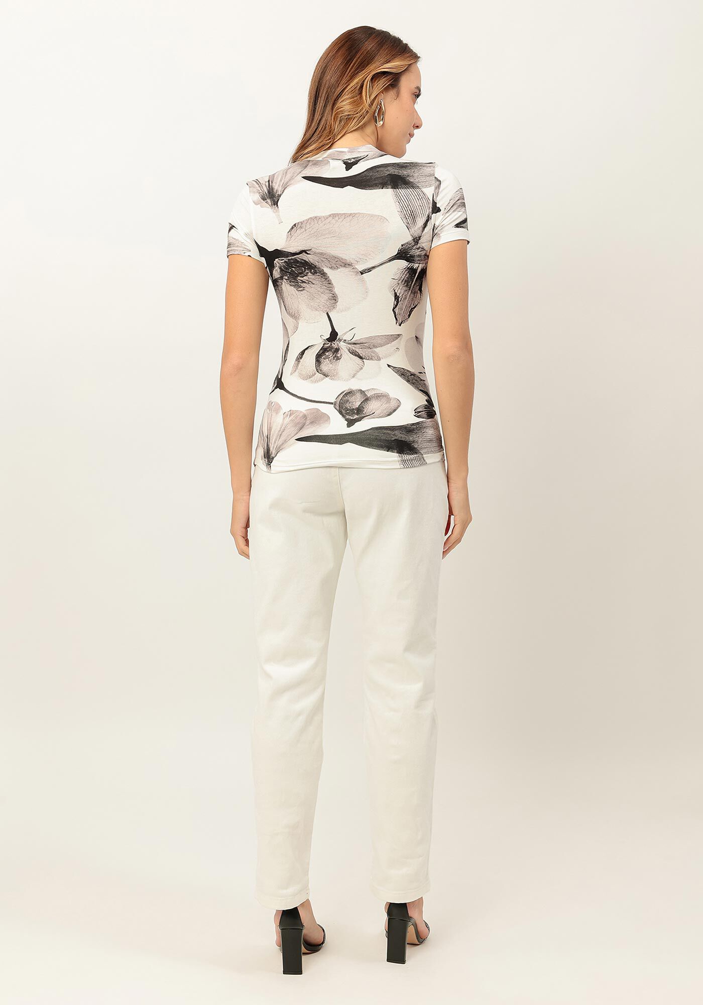 Blusa Estampada em Malha Viscose com Gola, , large.