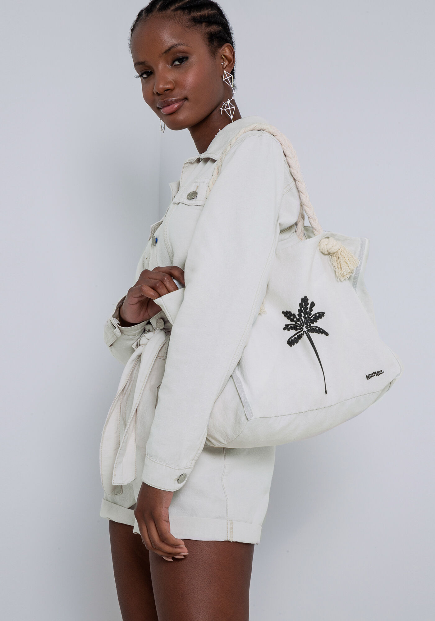 tote bolsa white