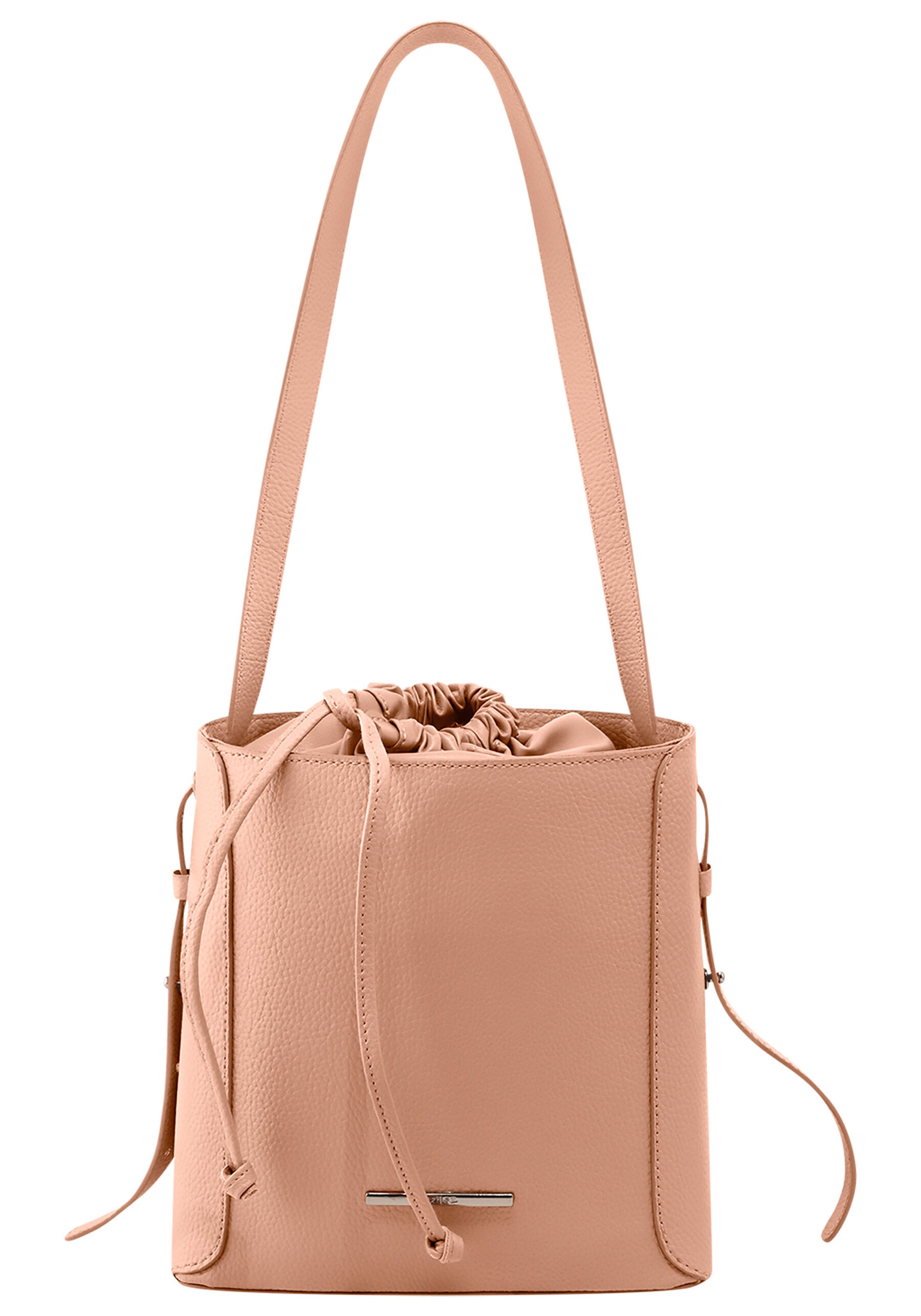 Bolsa Média Bucket com Alça, BEGE PAPIRO. Bolsa Média Bucket com Alça, BEGE PAPIRO, large.