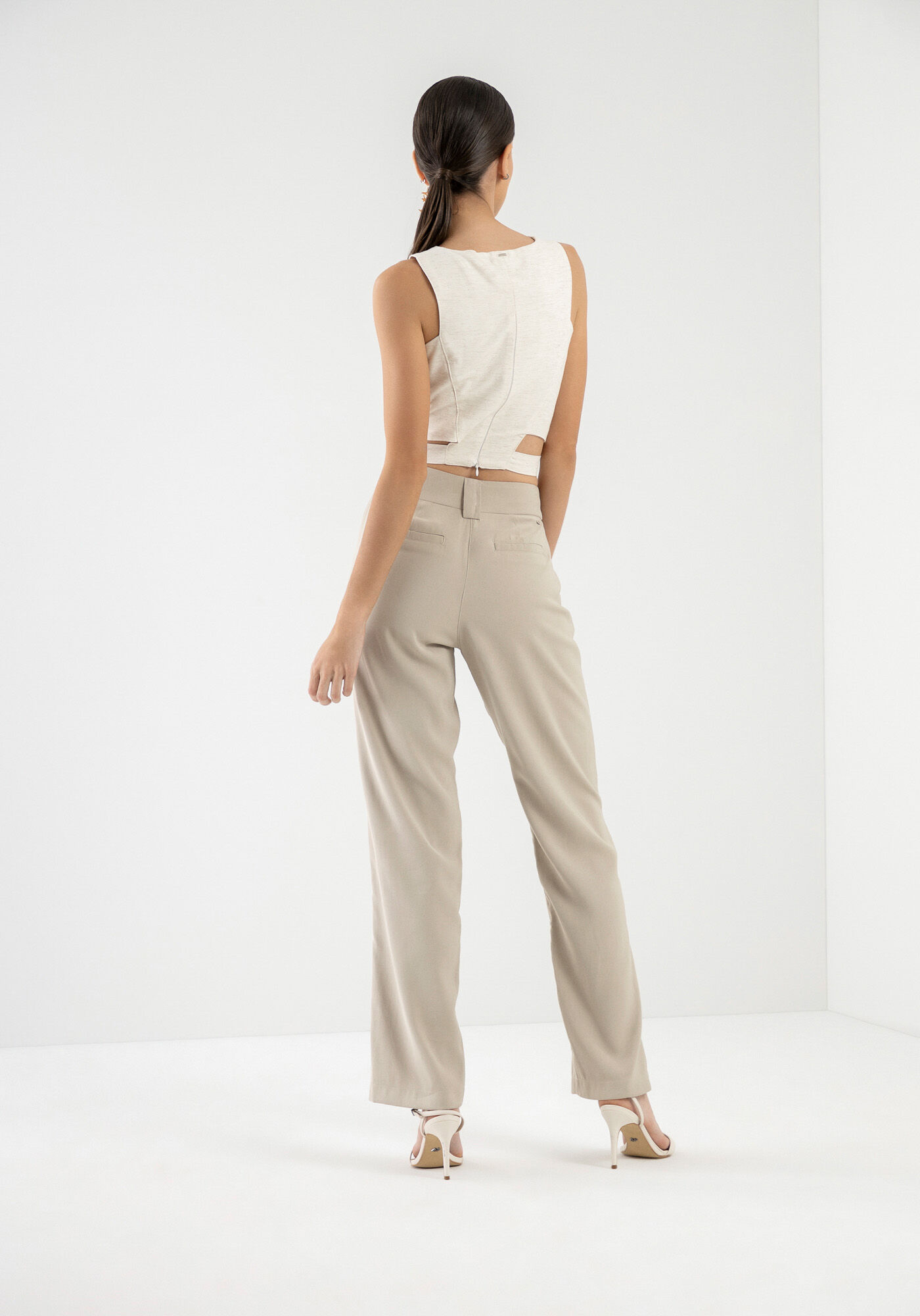 Cal&ccedil;a Bootcut com Prega na Barra, , large.